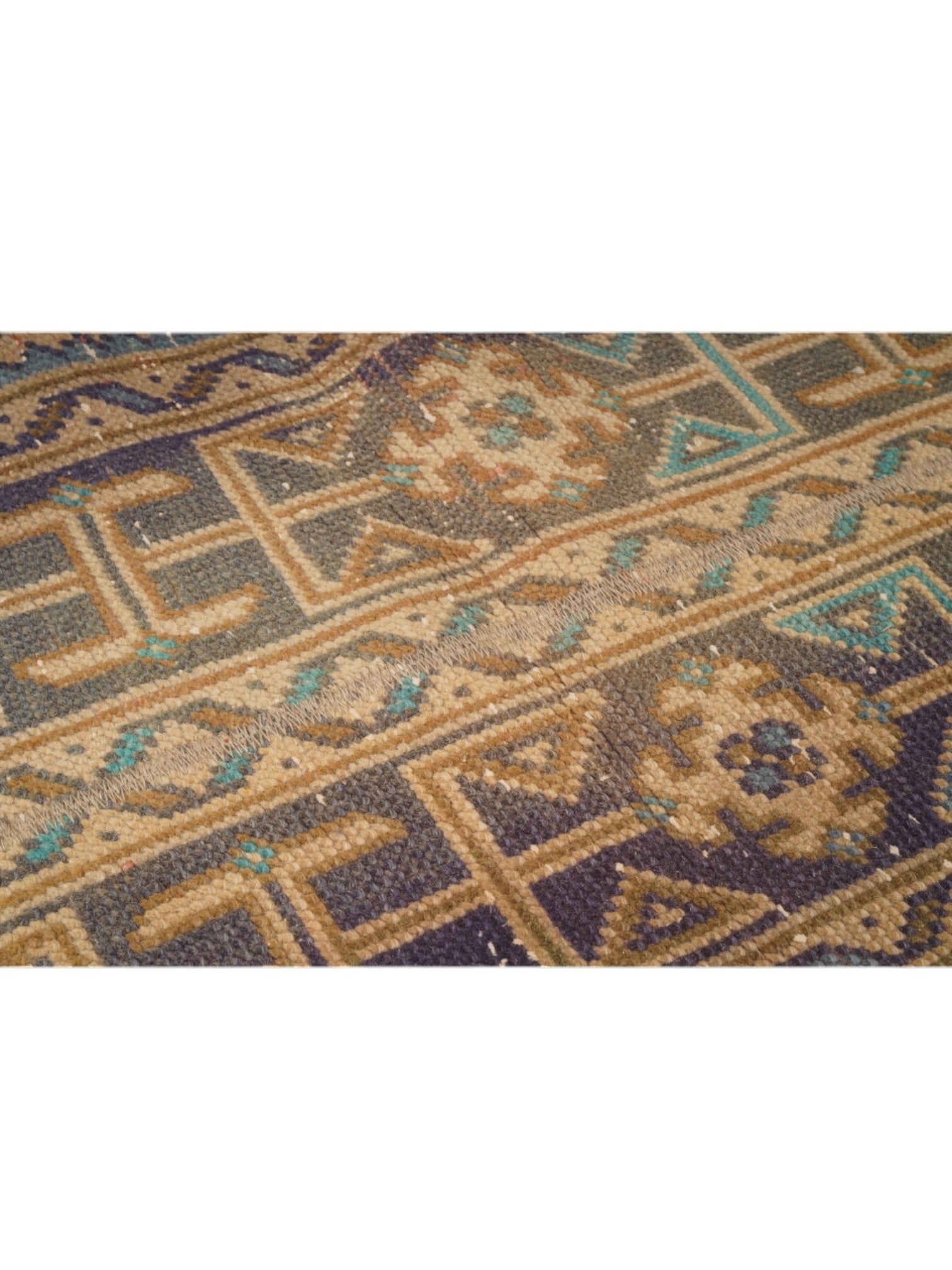 Rare Vintage Turkish Runner - Kenny Oushak (351cm x 51cm)