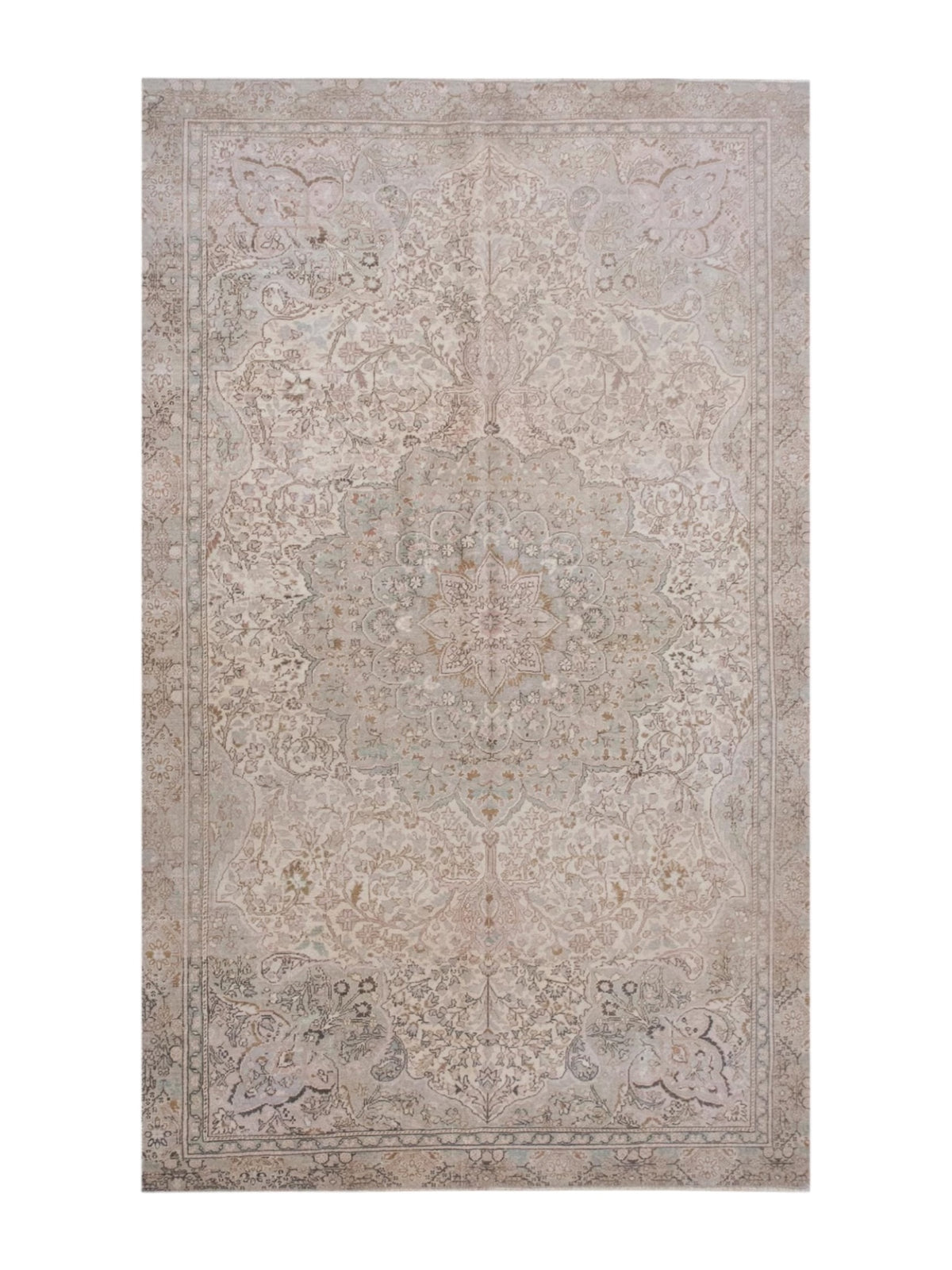 Rare Vintage Turkish Rug - Moon Dust Oushak (290cm x 182cm)