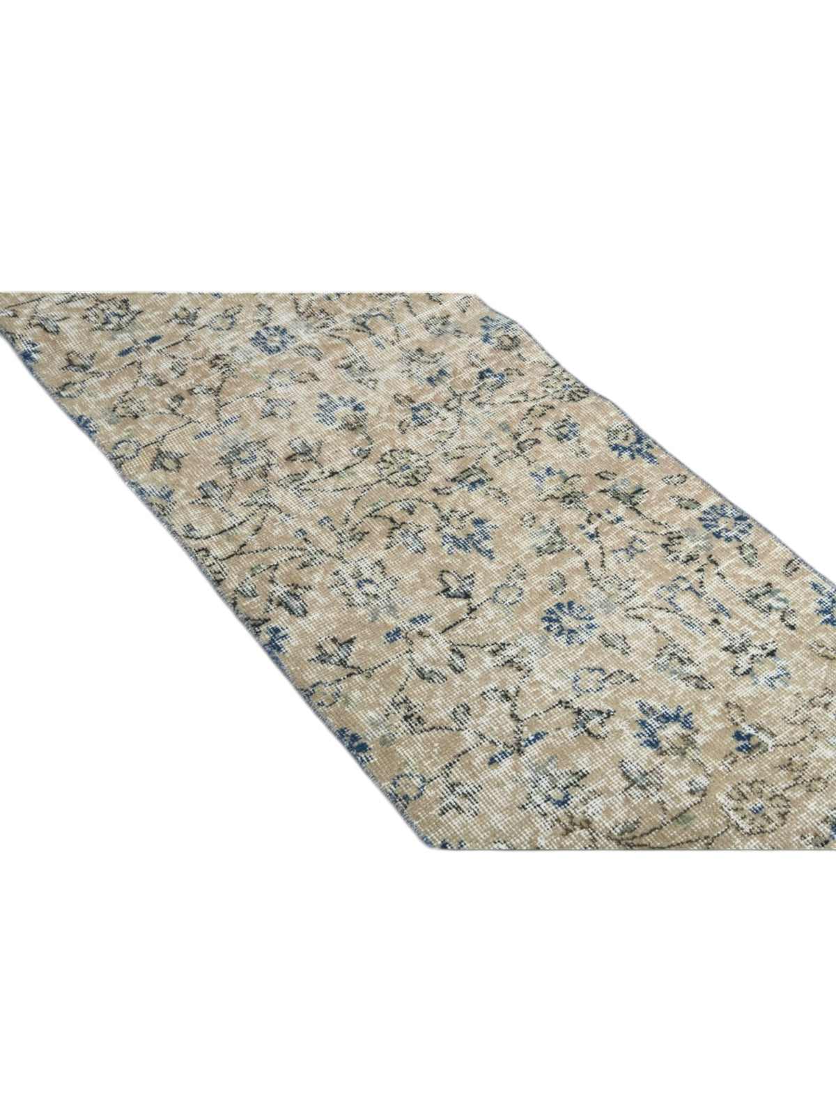 Vintage Turkish Runner - Bleuet Oushak (303cm x 54cm)
