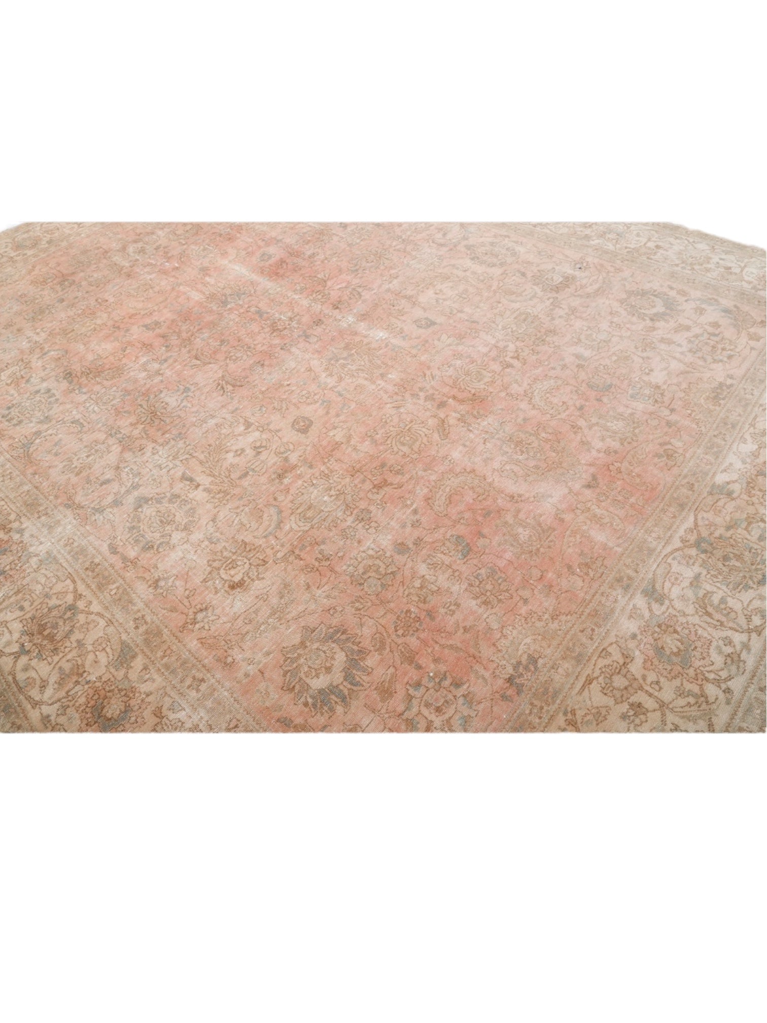 Rare Vintage Turkish Rug - Cherry Blossom Oushak (385cm x 289cm)