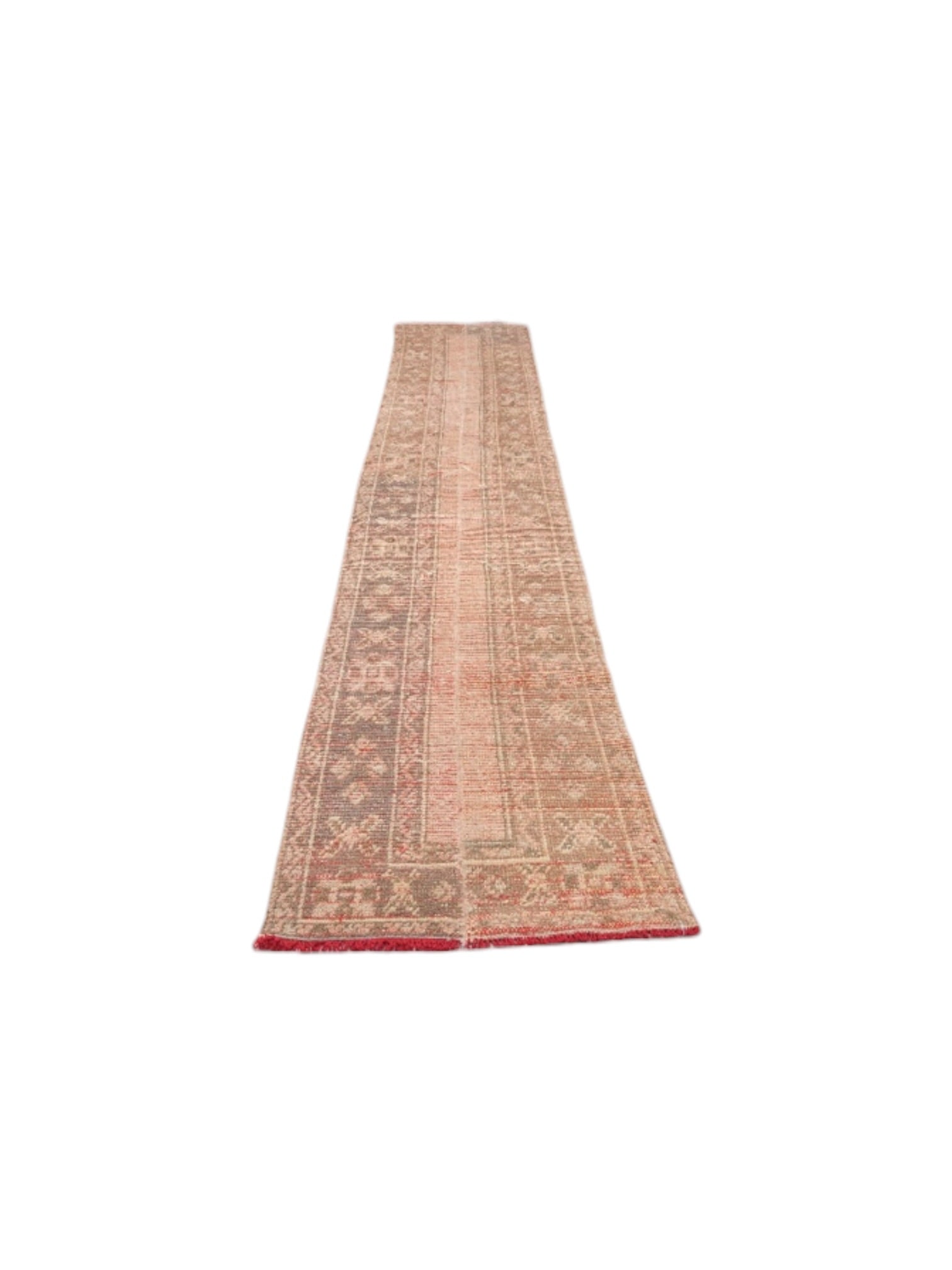 Rare Vintage Turkish Runner - Terra Belle Oushak (320cm x 58cm)