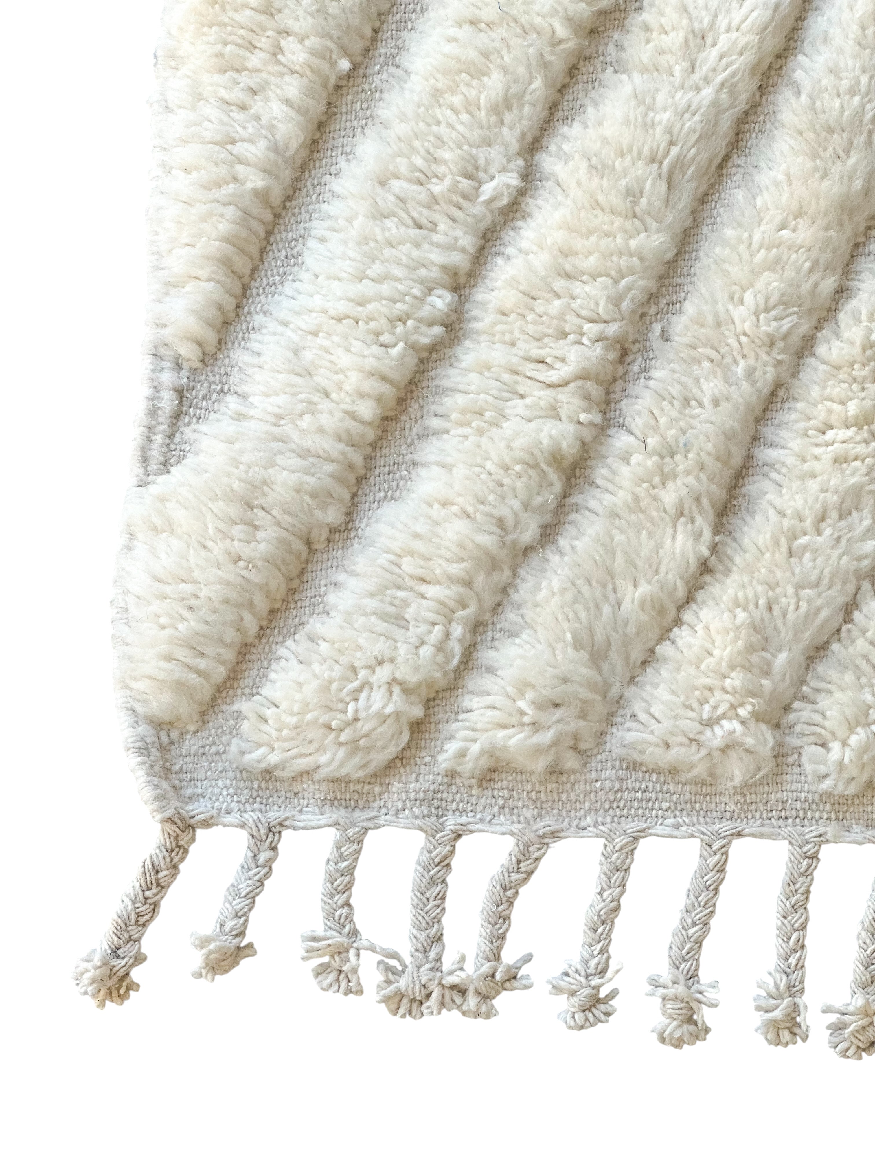 Original Moroccan Beni Ourain Wool Rug - Sahara 05 (150cm x 270cm )