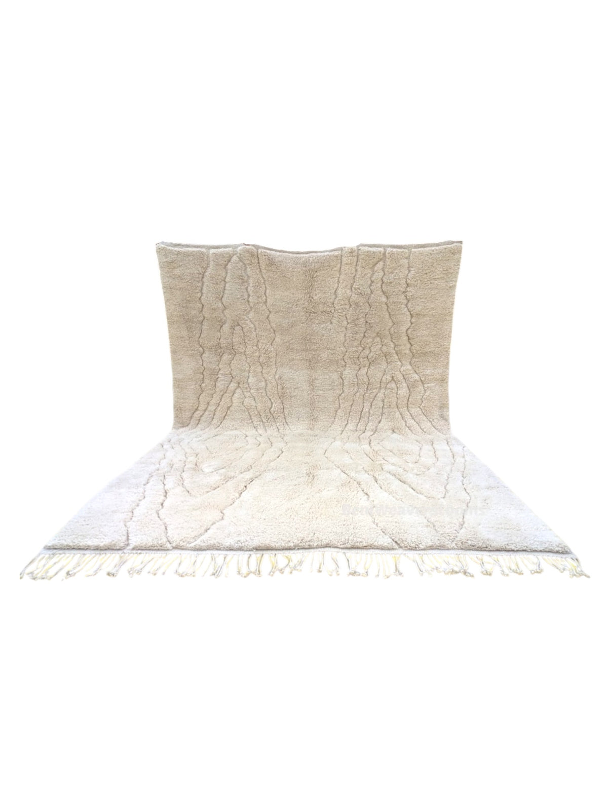 Moroccan Beni Mrirt Rug | 350cm x 260cm | Beni Glacier - Ready Now