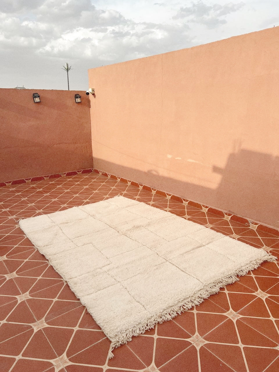 Original Moroccan Beni Ourain Wool Rug - Léora 09 ( 240cm x 170cm )