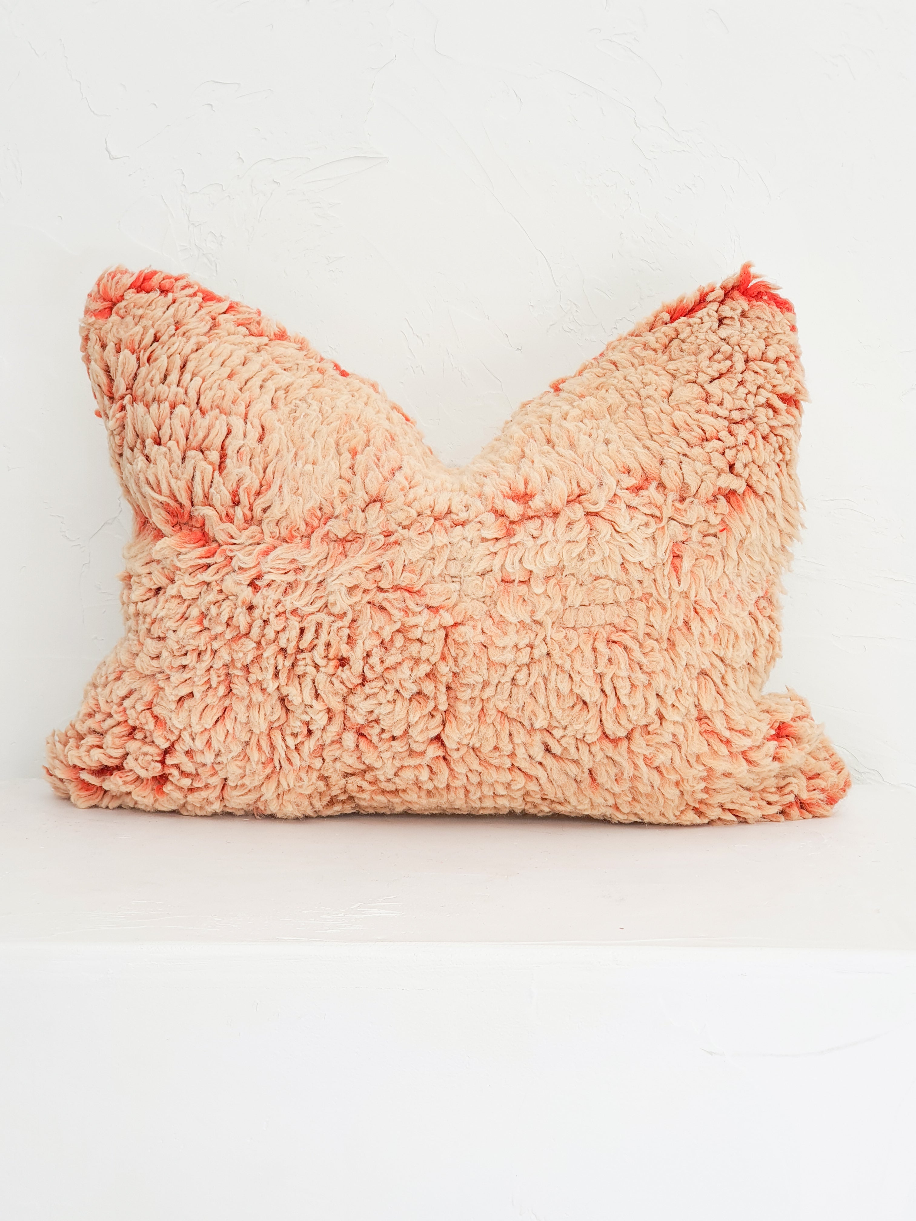 Moroccan Boujaad Cushion Peach