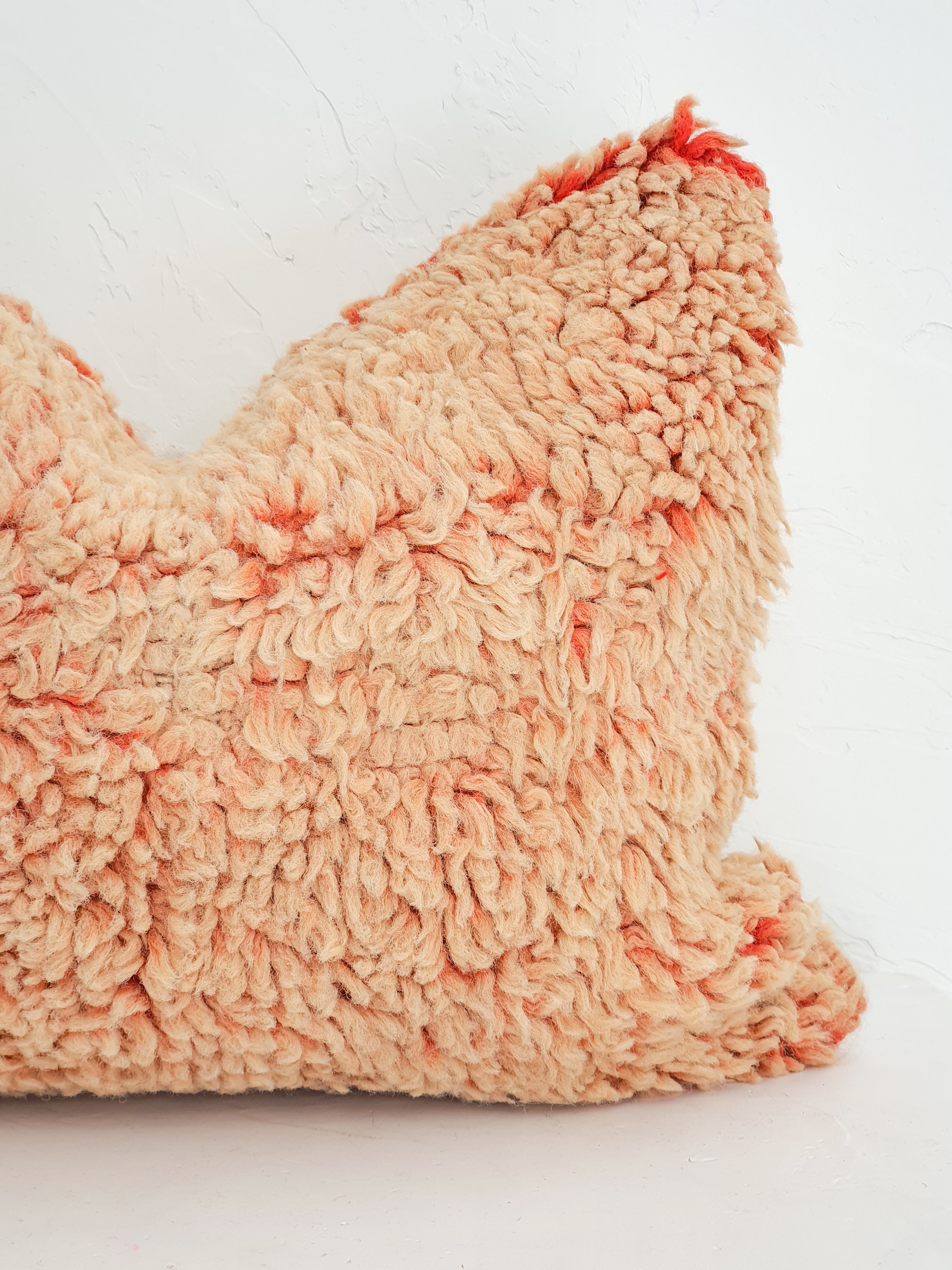 Peach Moroccan Boujaad Cushion