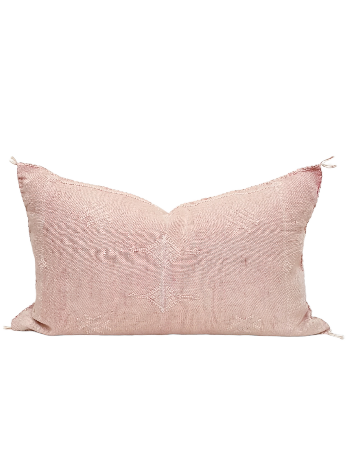 Pale Pink Cactus Silk Mini Lumbar 45x60cm size