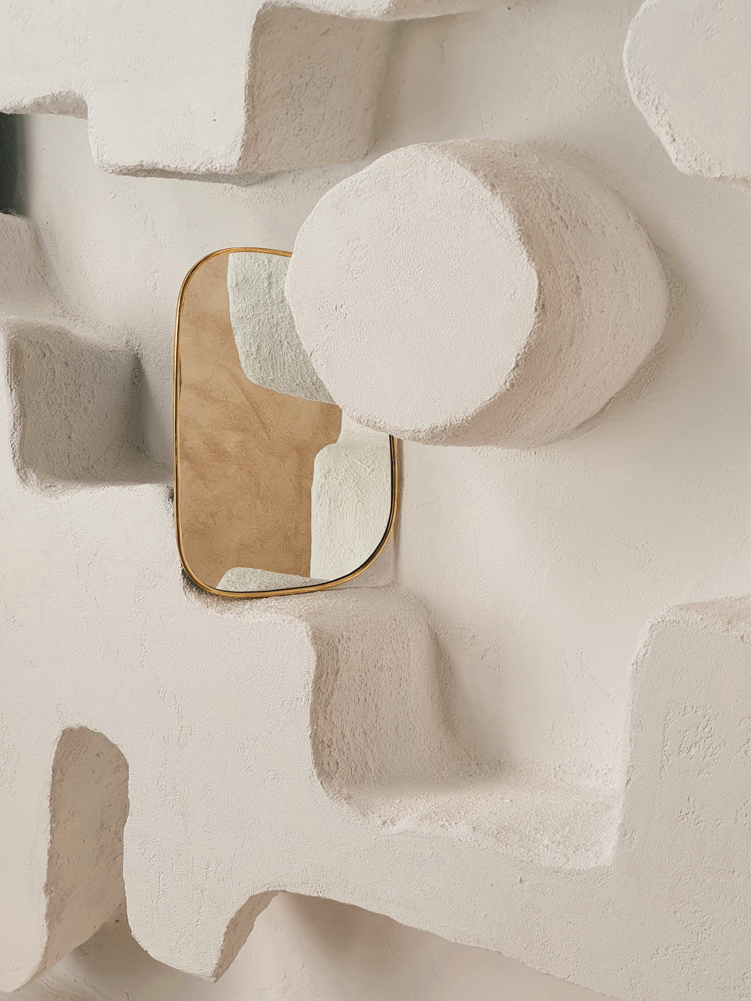 Brass Niche Wall Mirror Set image sample