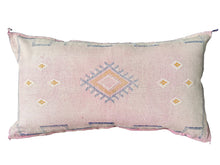 Load image into Gallery viewer, Moroccan Cactus Silk Lumbar 50x95cm  | Light Pink
