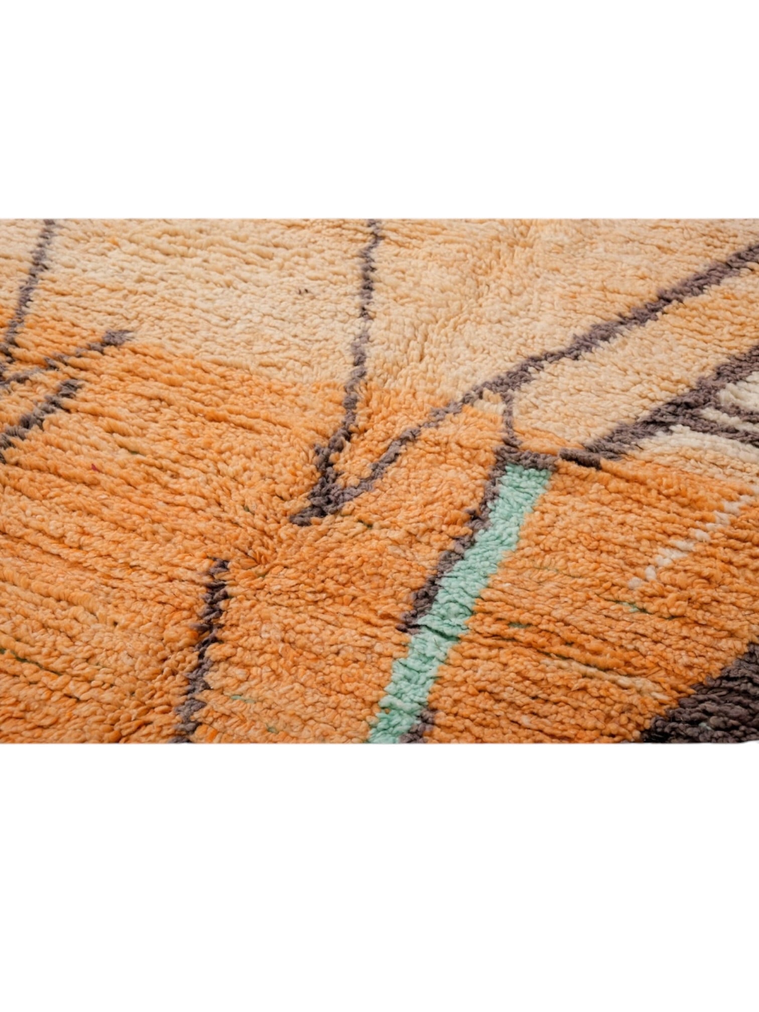 Vintage Moroccan Rug | 276cm x 162cm - Gold Desert Boujaad