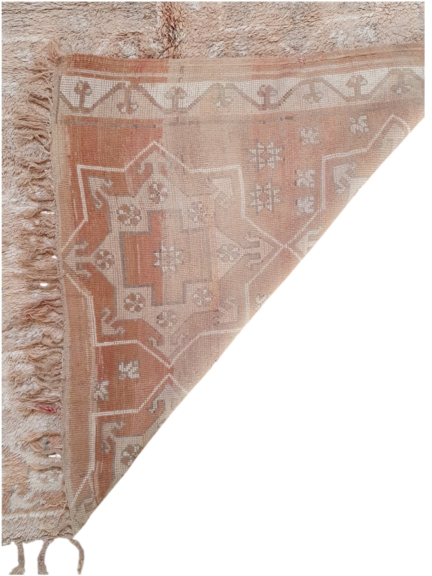 Vintage Moroccan Rug | 330cm x 172cm - Almond Boujaad