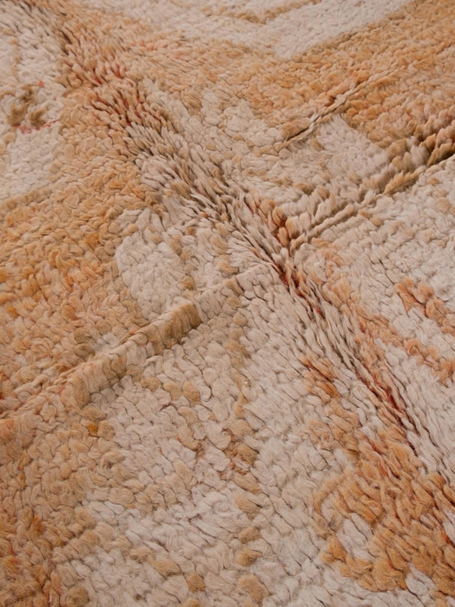 Vintage Moroccan Rug | 322cm x 178cm - Neutral Boujaad