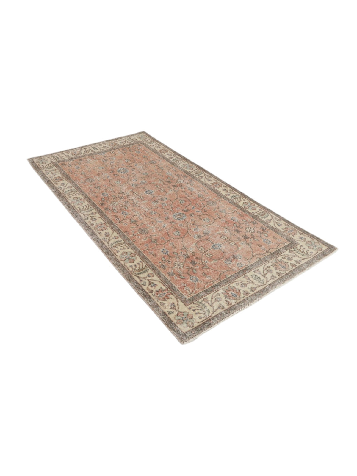 Vintage Turkish Oushak | Accent Rug - (211cm x 115cm)