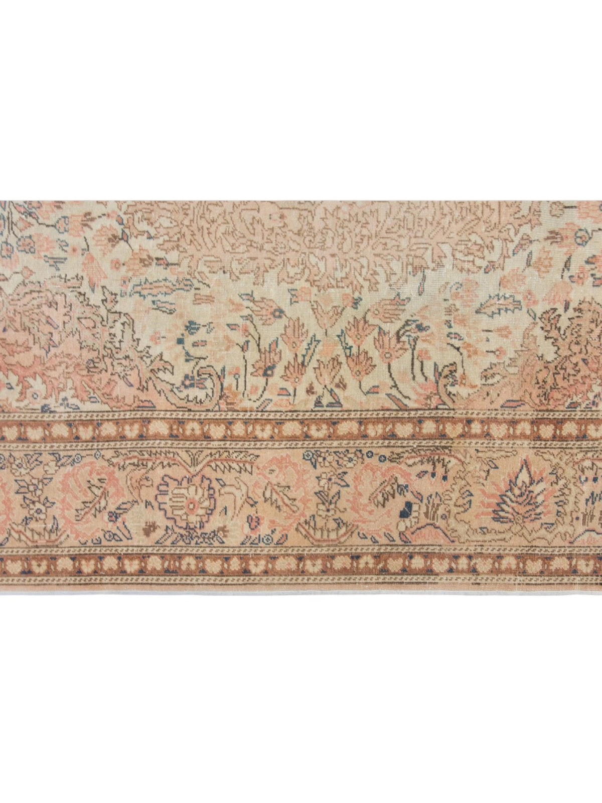 Rare 1960s Vintage Turkish Rug - Rose Garden Oushak (305cm x 200cm)