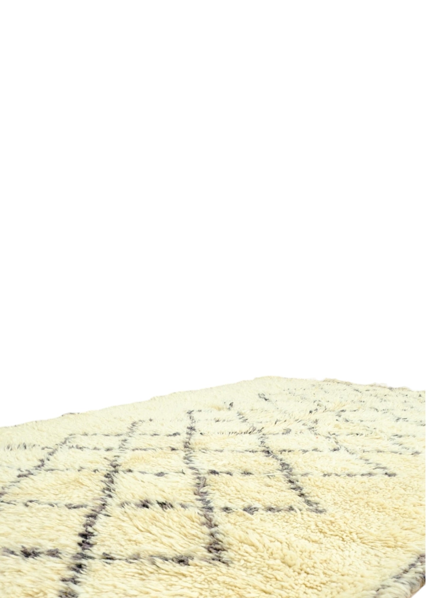 Vintage Moroccan Beni Ourain Rug | 274cm x 180cm - Beni Atlas