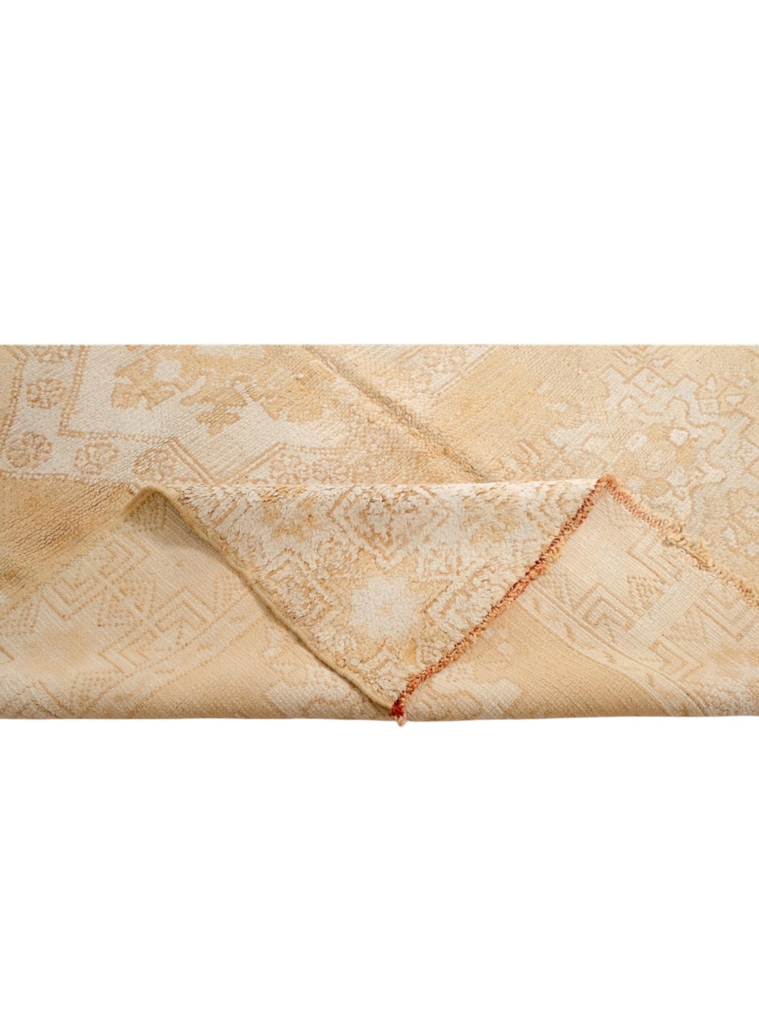 Rare Vintage Moroccan Rug | 375cm x 192cm - Golden Veil Boujaad
