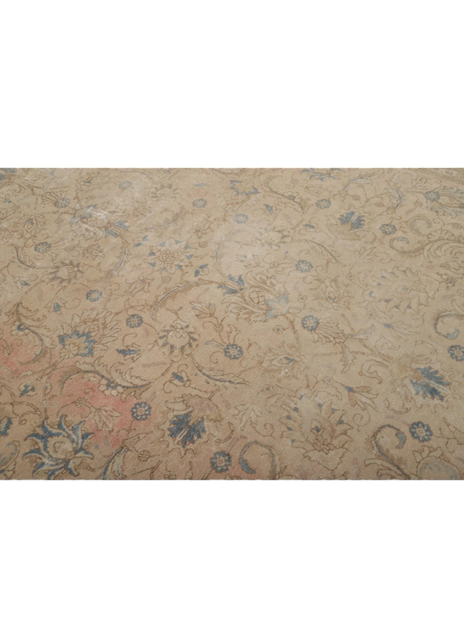 Rare Vintage Turkish Rug - Snowdrop Oushak (390 cm x 293 cm)