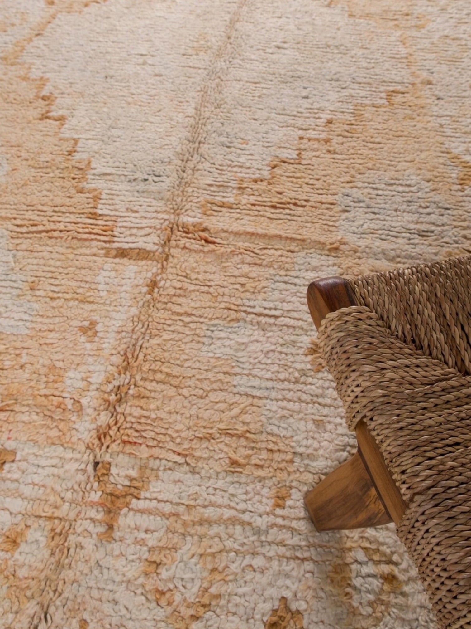 Vintage Moroccan Rug | 305cm x 158cm - Honey Boujaad