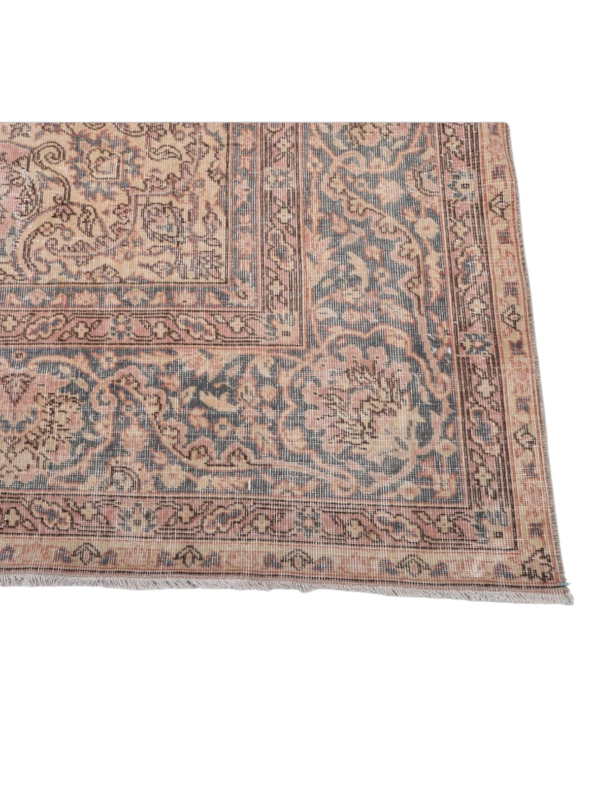 Rare 1960s Vintage Turkish Rug - Romance Bloom Oushak (394cm x 294cm)