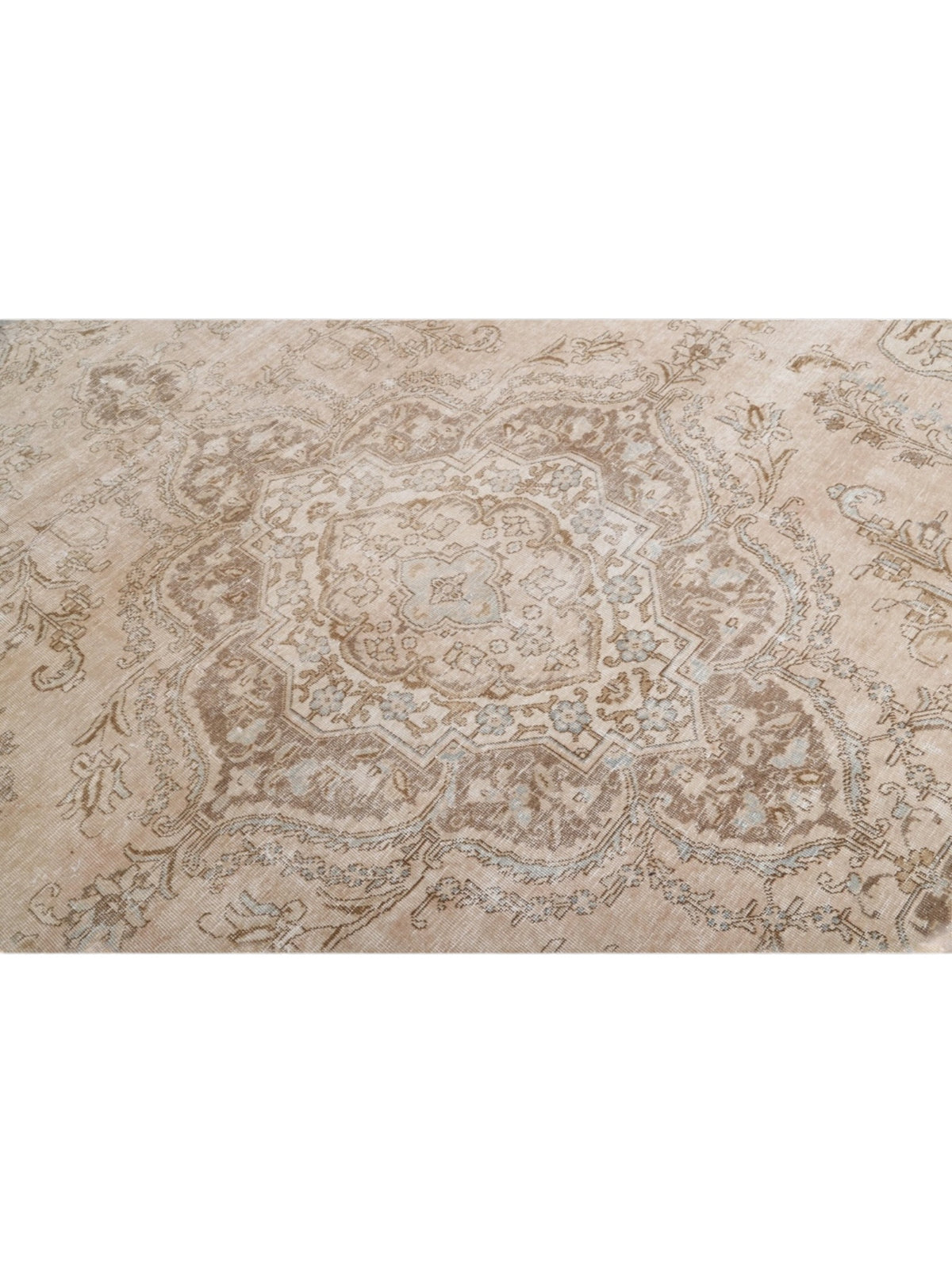Rare 1950s Vintage Turkish Rug - Darling Bloom Oushak (390cm x 300cm)