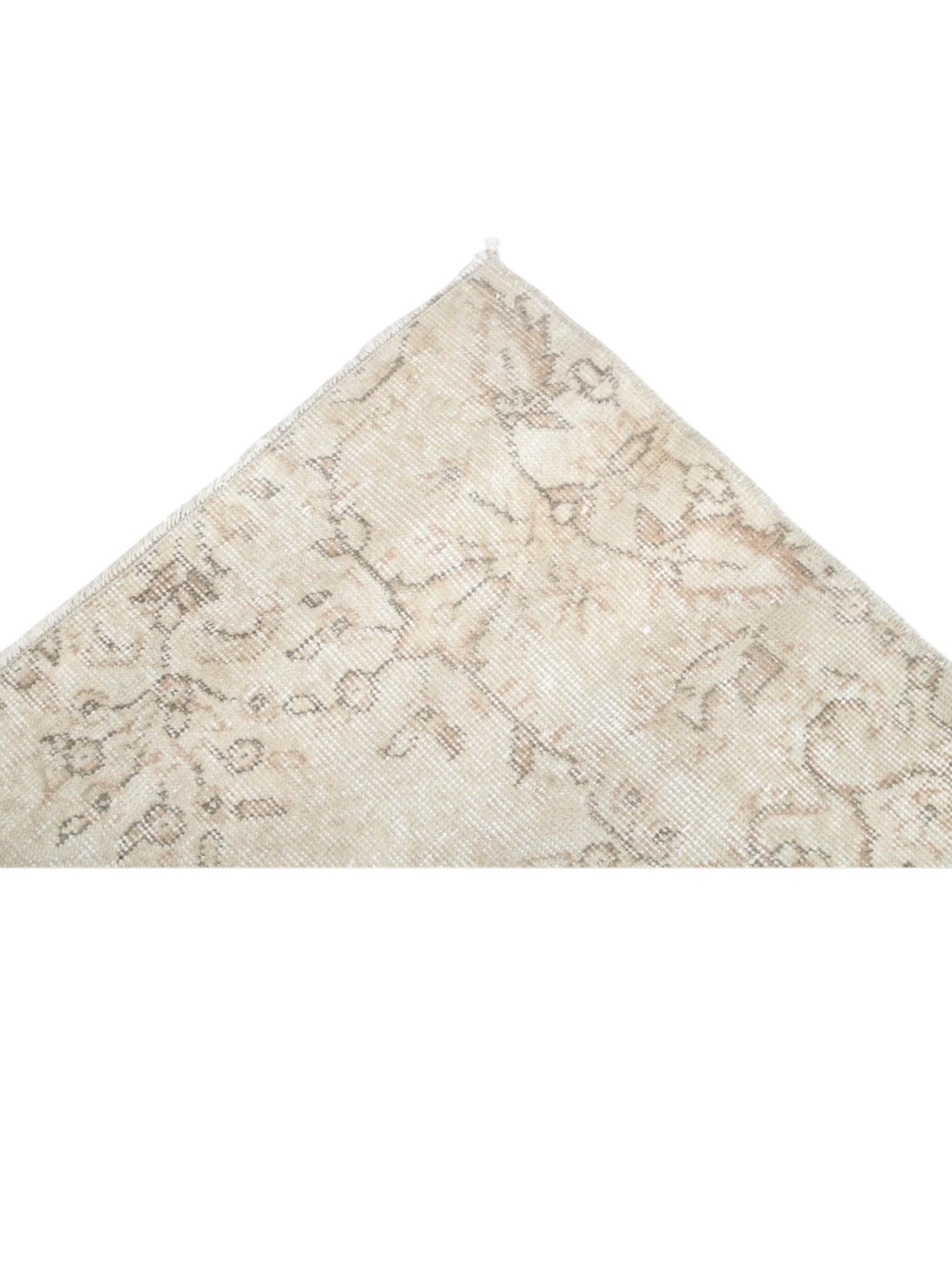 Rare Vintage Turkish Rug - Vanilla Veil Oushak (262cm x 201 cm)