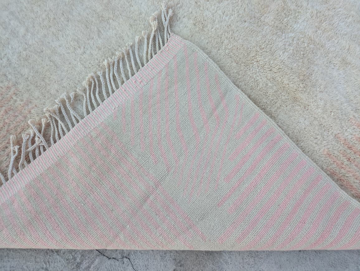 Beni Blush | Moroccan Beni Mrirt Rug | 430cm x 400cm | Ready Now