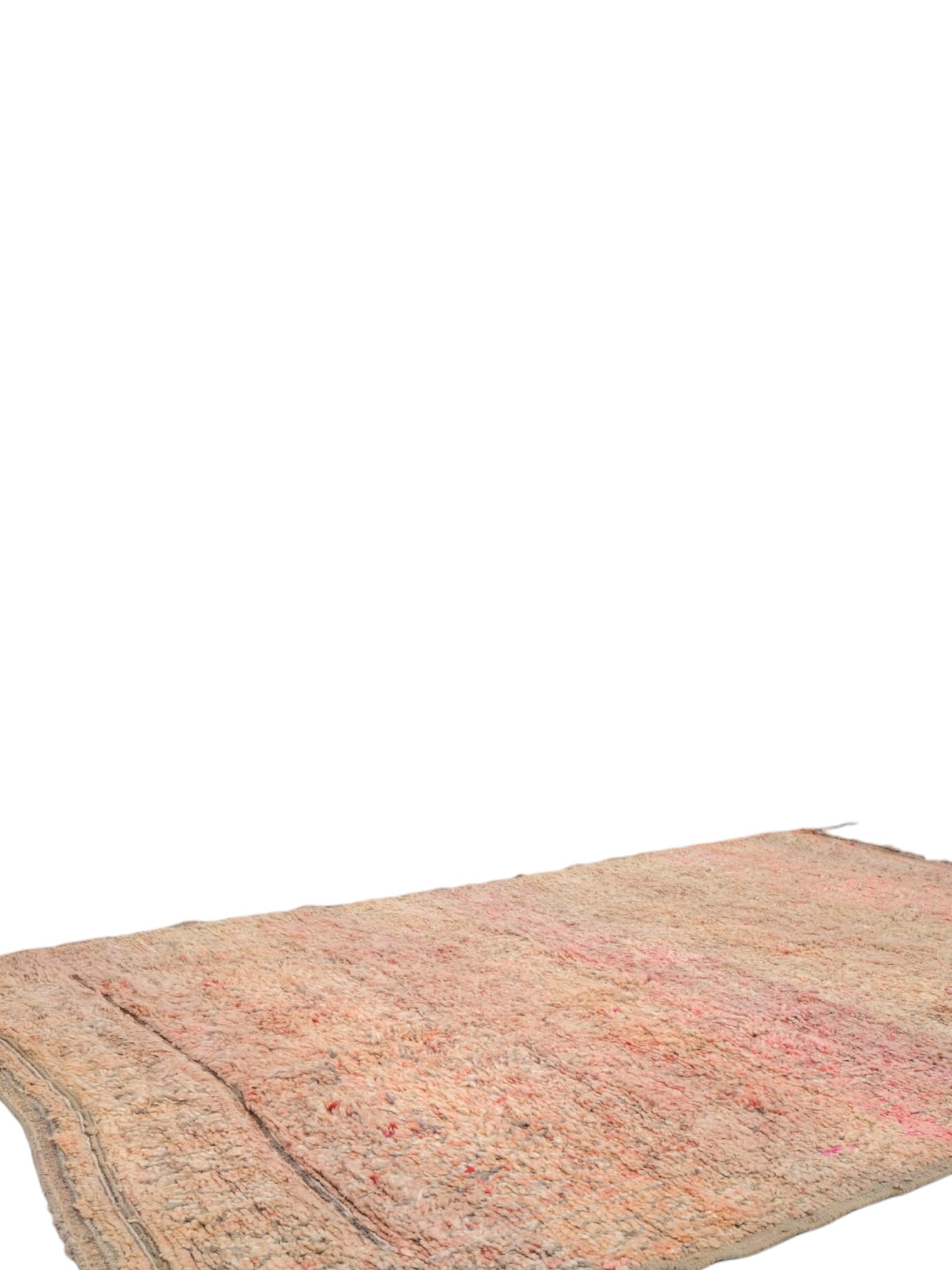 Vintage Moroccan Beni Mguild Rug | 281cm x 188cm - Pink Apricot