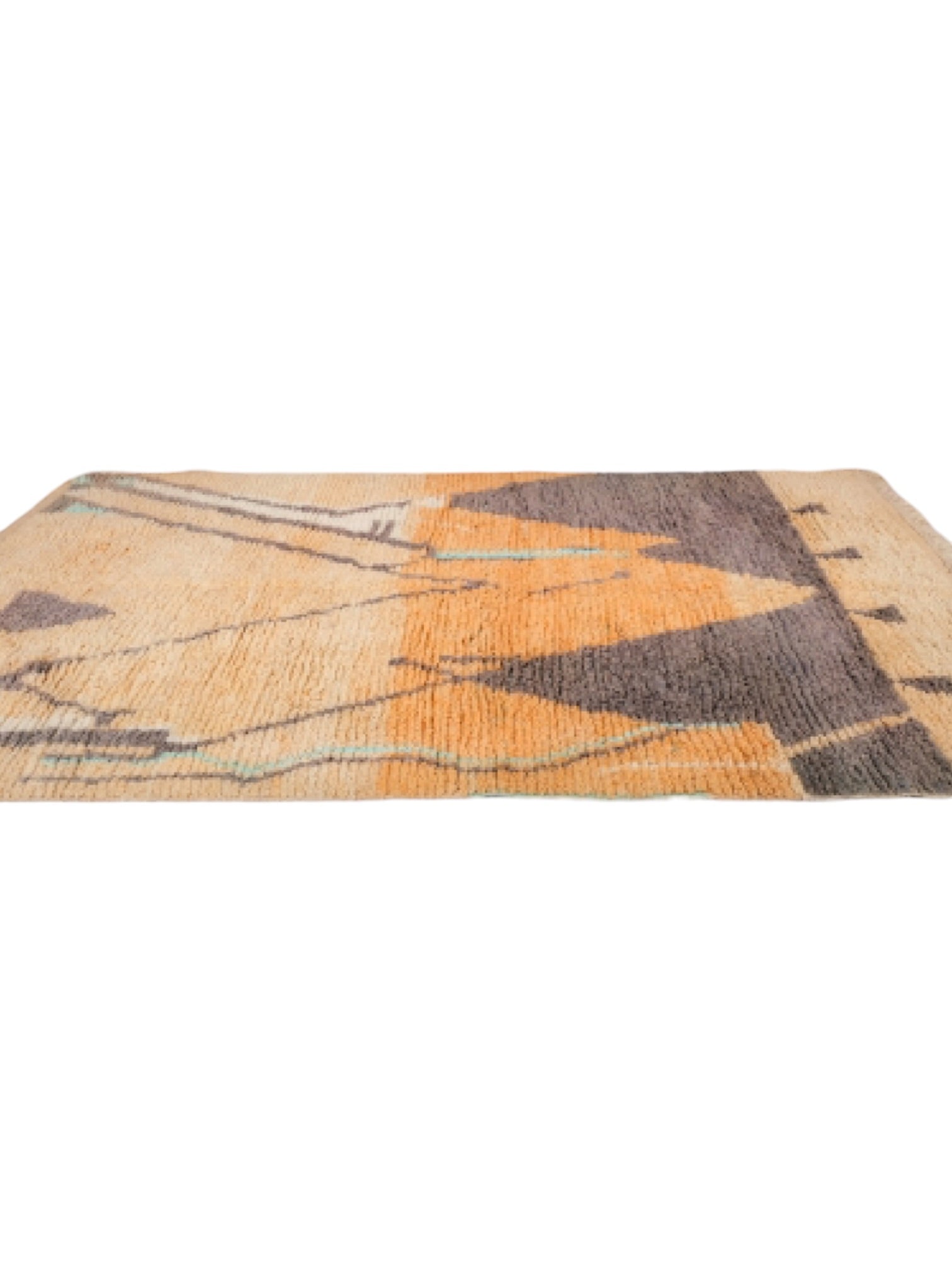 Vintage Moroccan Rug | 276cm x 162cm - Gold Desert Boujaad