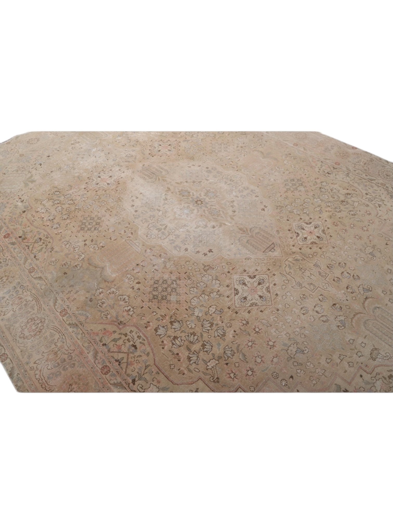 Rare Vintage Turkish Rug - Moonpetal Oushak (372cm x 285cm)