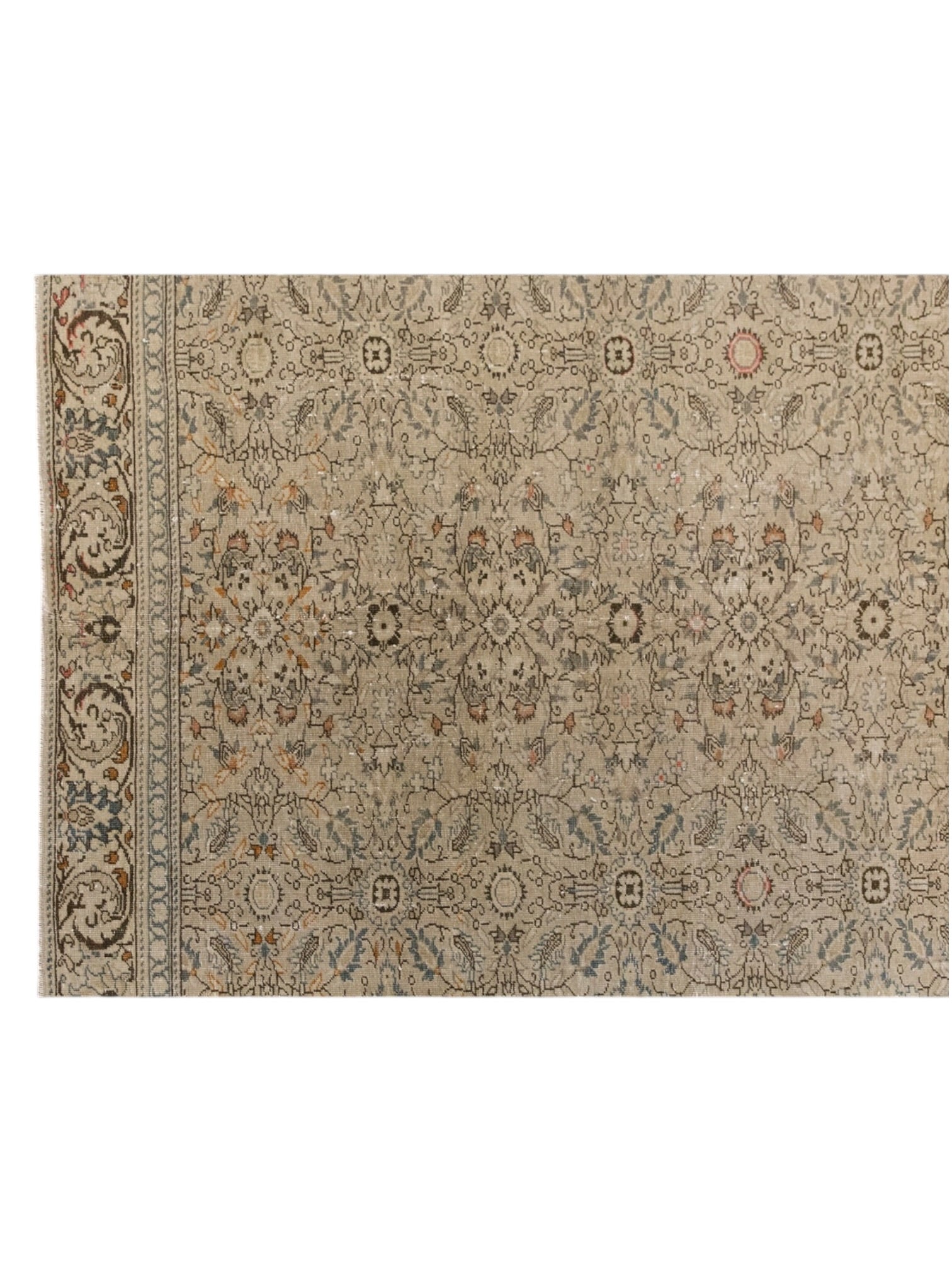 Rare Vintage Turkish Rug - Magic Moon Oushak (282cm x 184cm)