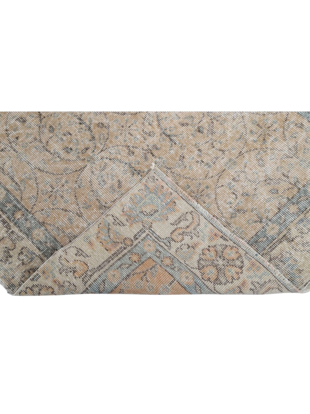 Vintage Turkish Oushak | Accent Rug - (193cm x 103cm)