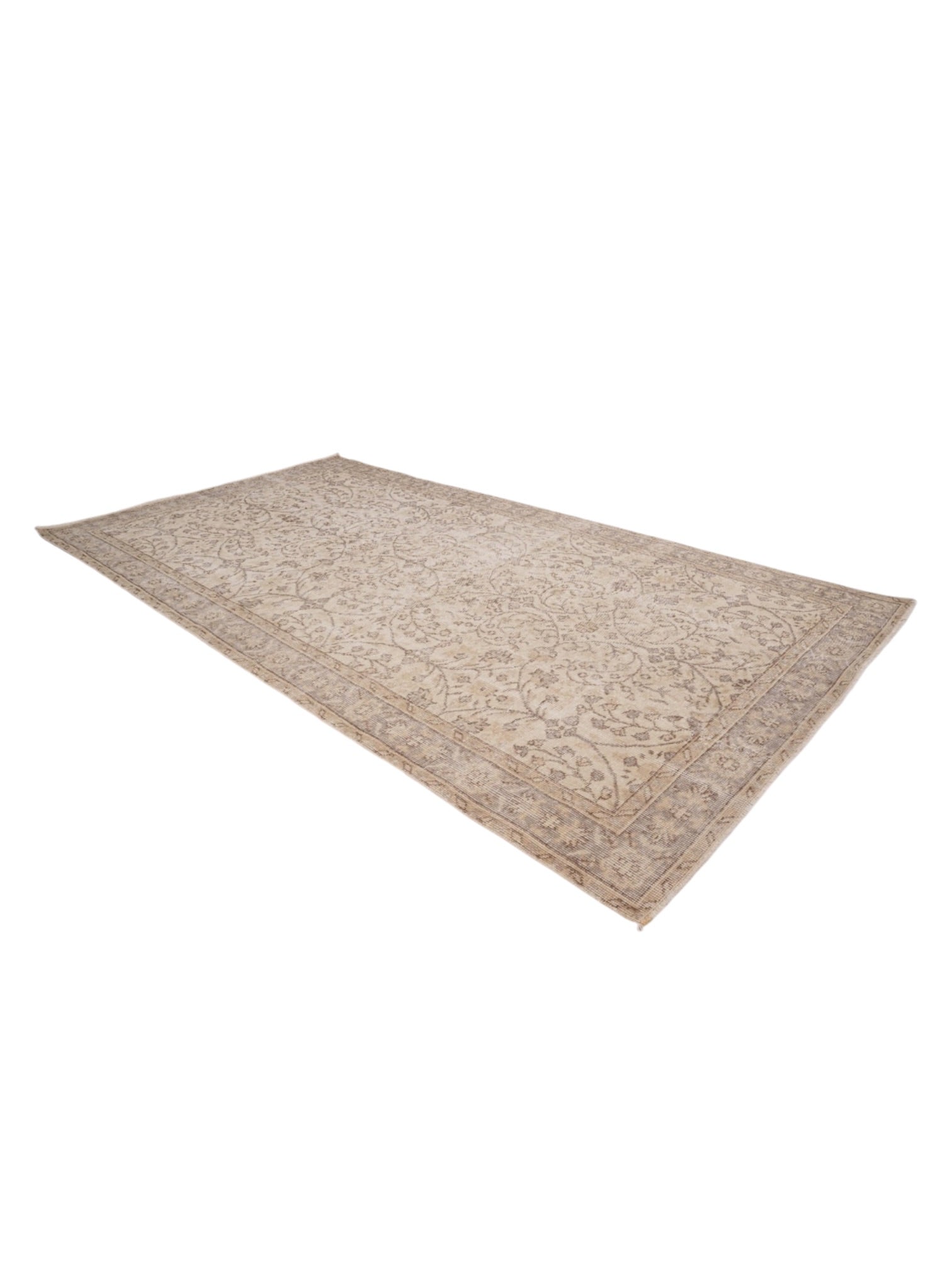 Rare Vintage Turkish Rug - Petal at Dusk Oushak (270cm x 153cm)