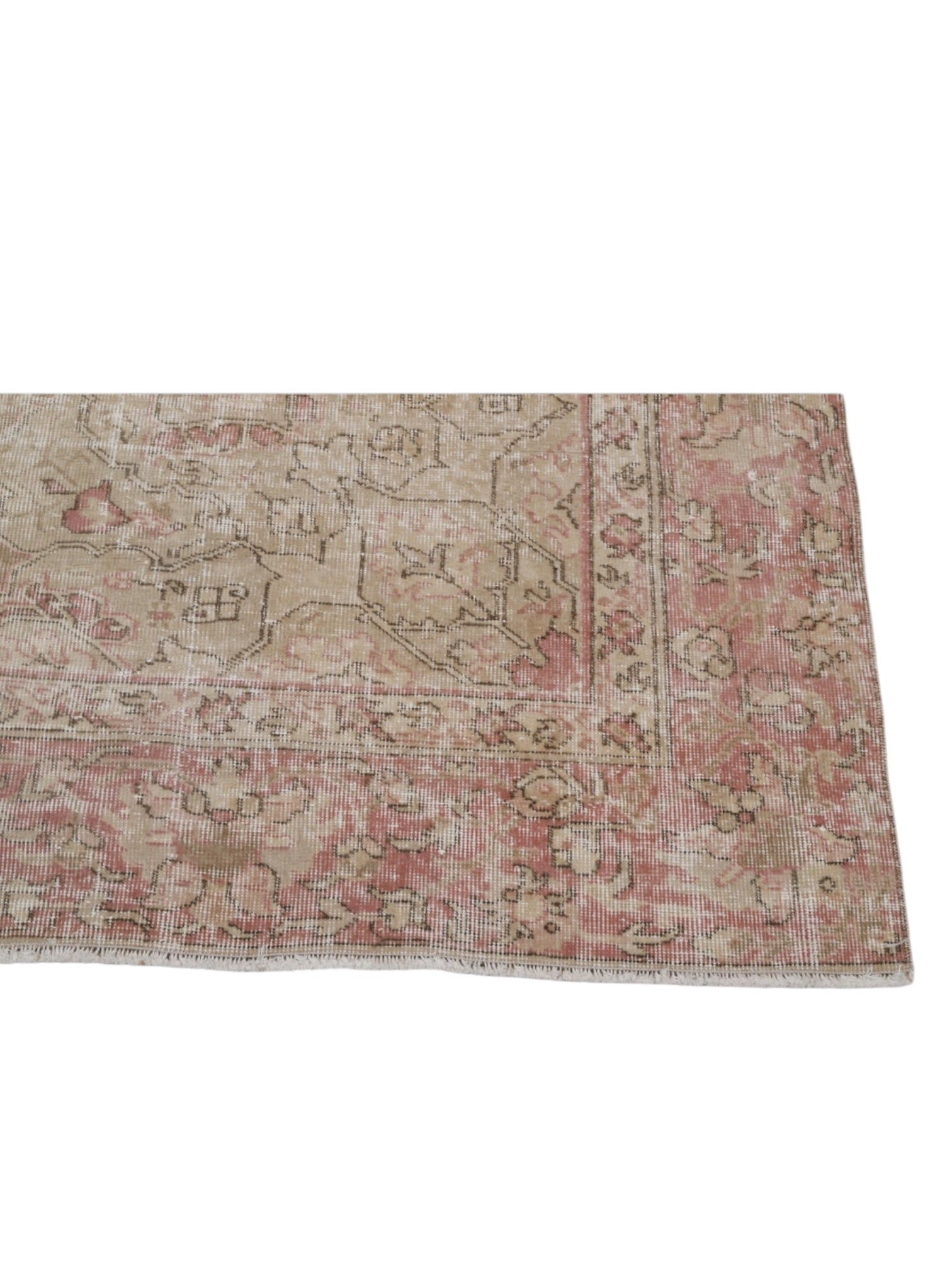 Vintage Turkish Rug - Rose Bloom Oushak (325cm x 225cm)