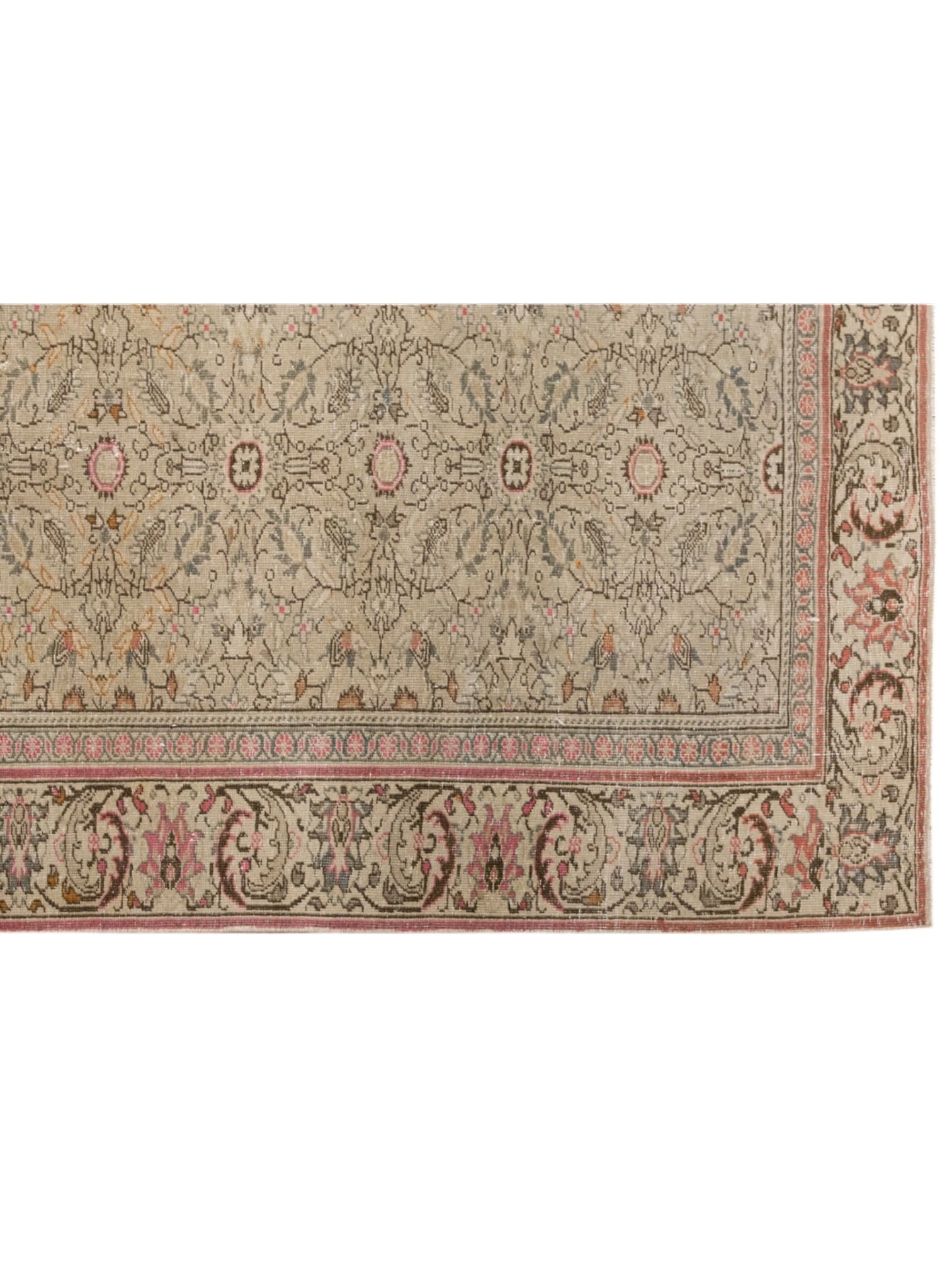 Rare Vintage Turkish Rug - Magic Moon Oushak (282cm x 184cm)