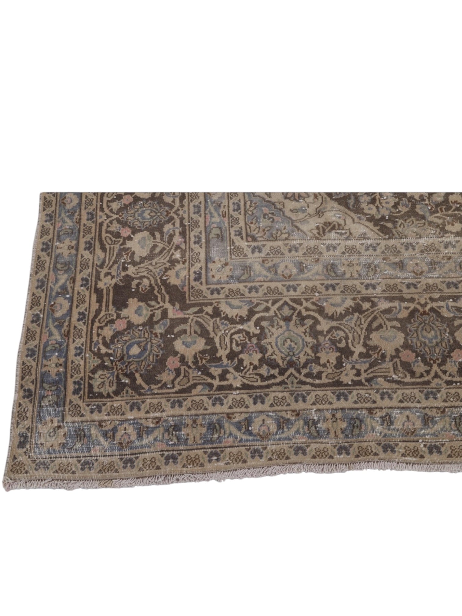 Rare 1960s Vintage Turkish Rug - Café Noisette Oushak (372cm x 298cm)