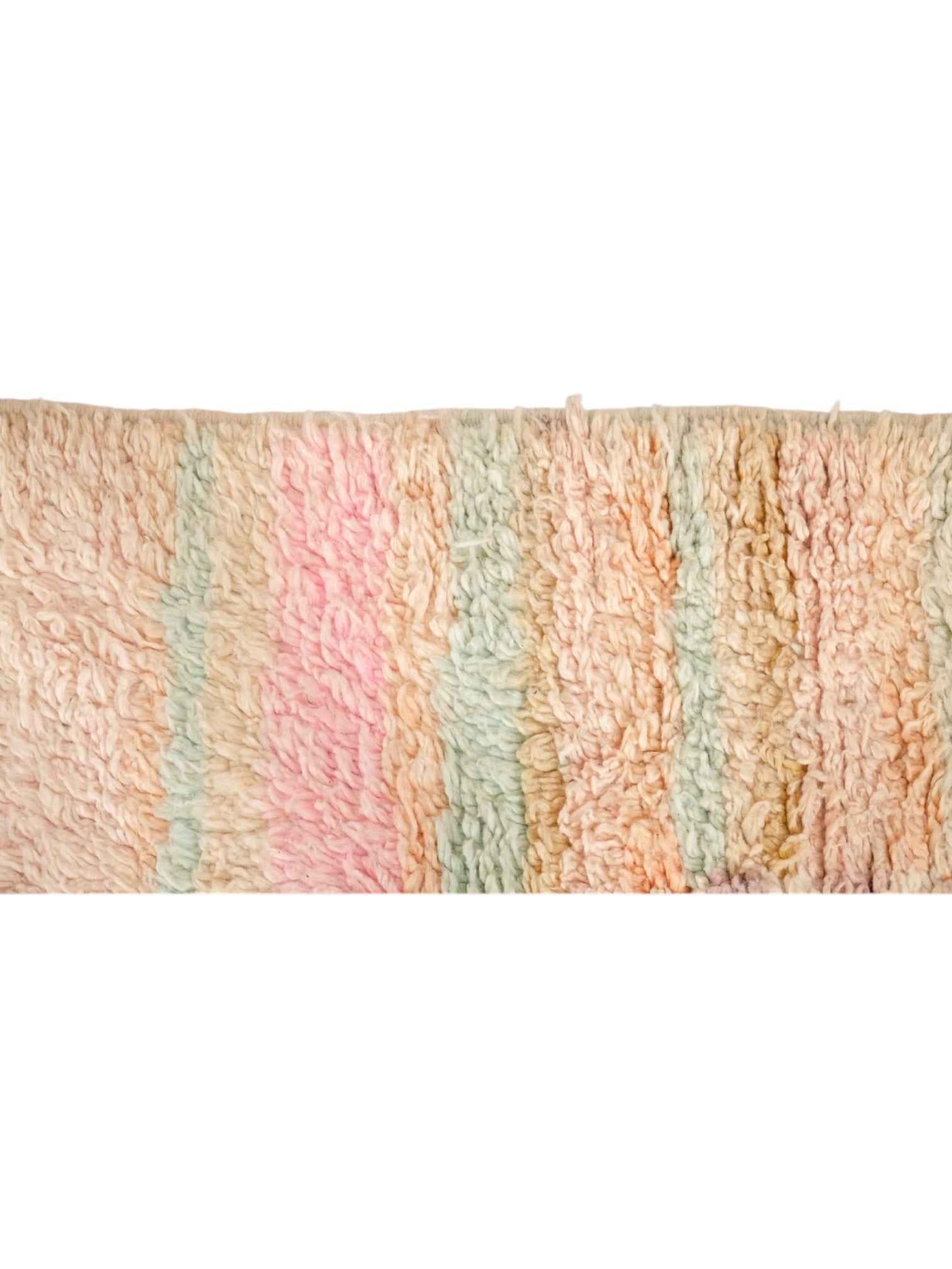Vintage Moroccan Rug | 245cm x 172cm - Pastel Mirage Boujaad