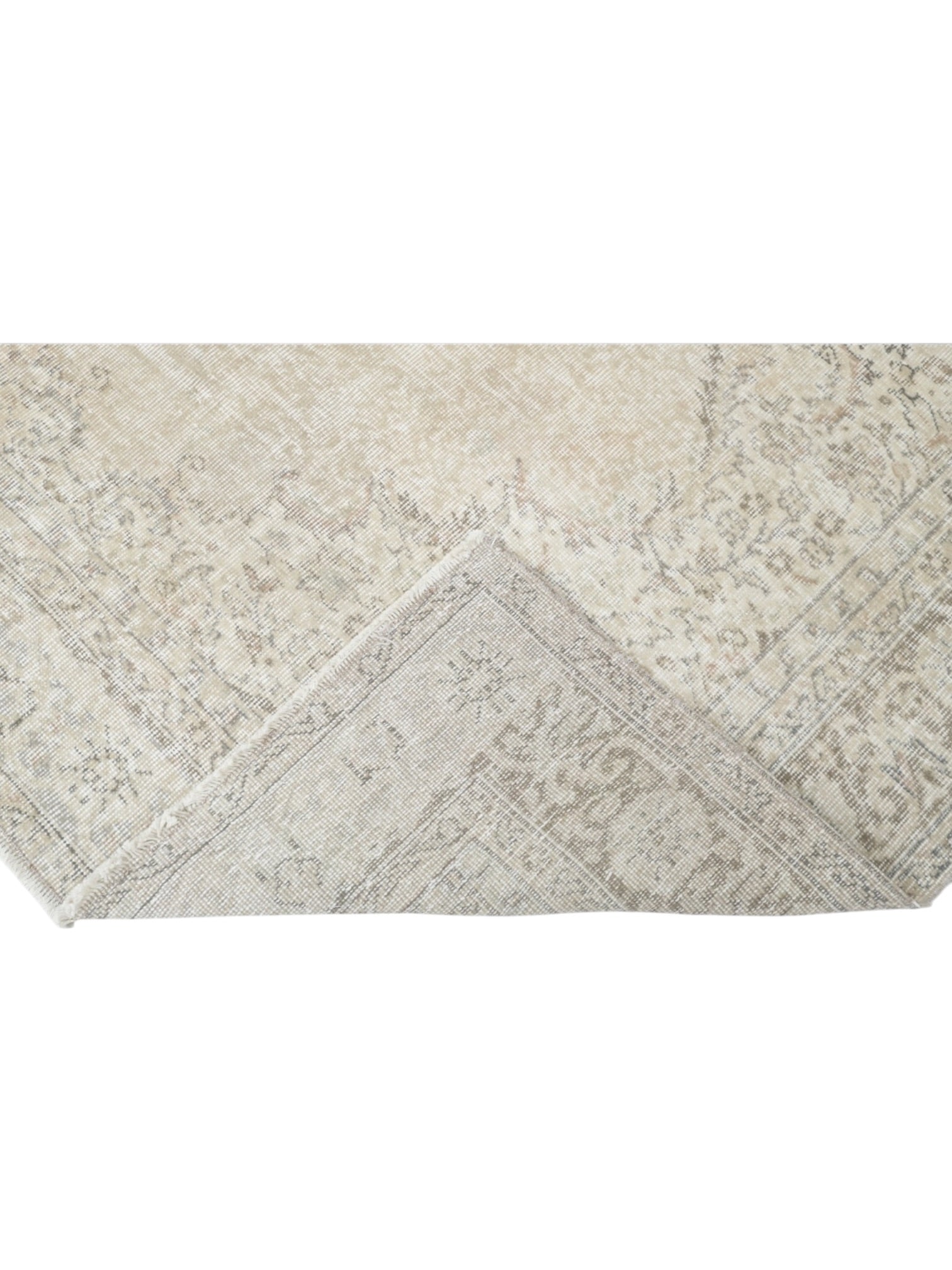 Vintage Turkish Rug - Ivory Bloom Oushak (290cm x 195cm)