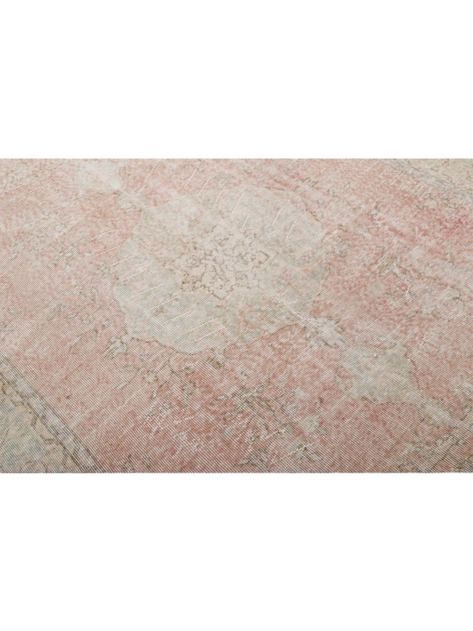Vintage Turkish Rug - Strawberry Blossom Oushak (293cm x 192cm)