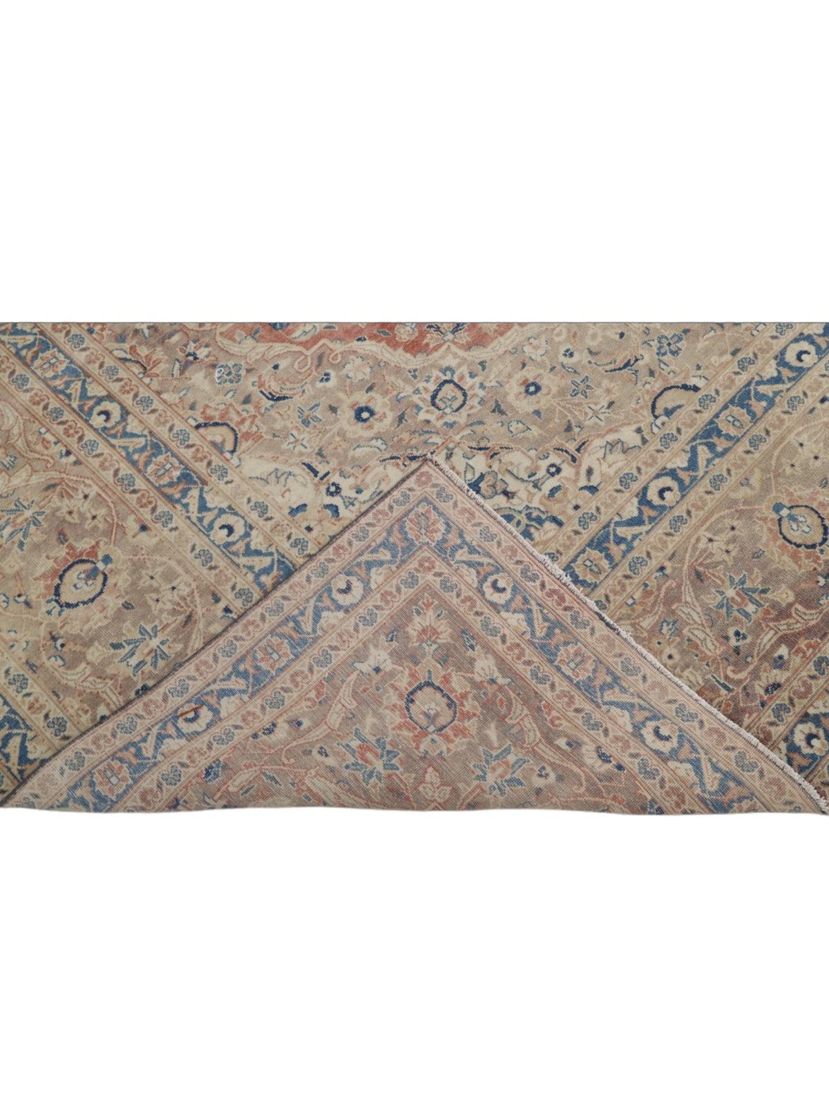 Rare 1950s Vintage Turkish Rug - Palazzo di Rosa Oushak (403cm x 288cm)