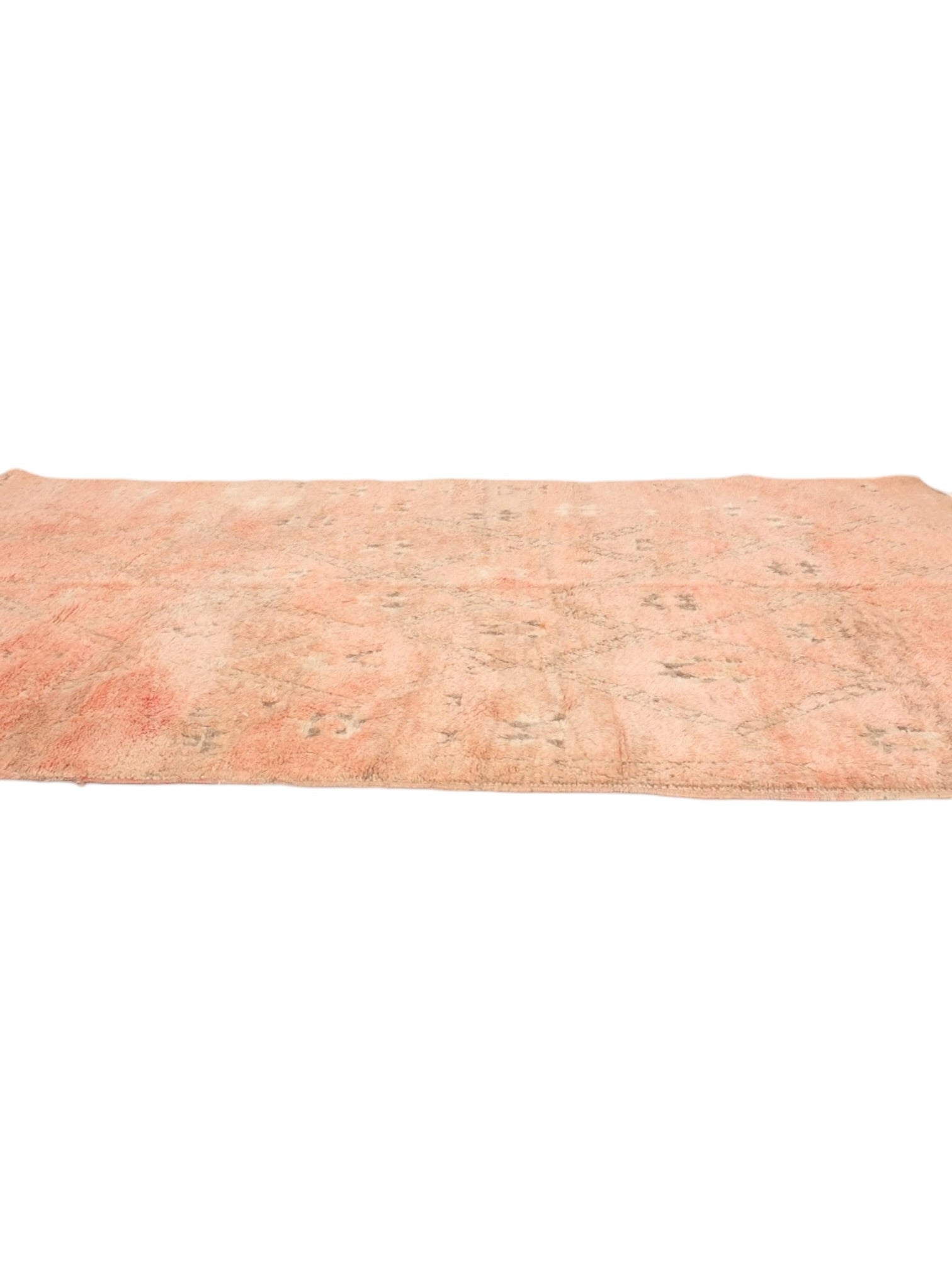 Vintage Moroccan Rug | 380cm x 194cm - Pinky Peach Boujaad