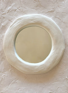 Grèce Mirror - Round Plaster Mirror