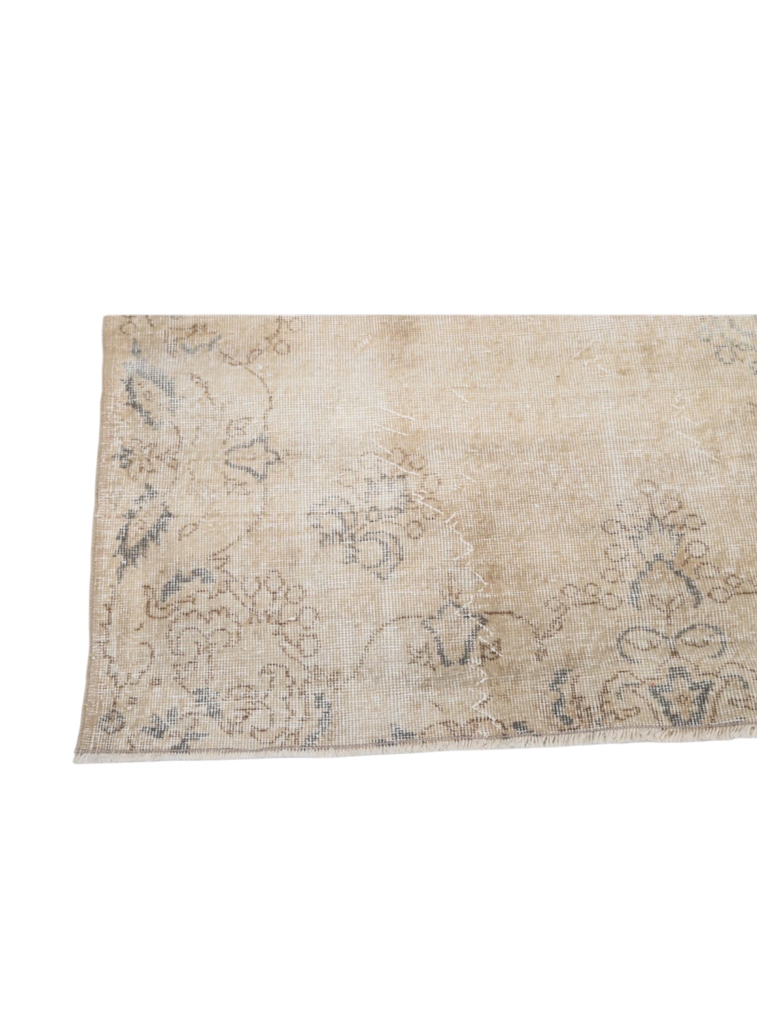 Rare Vintage Turkish Rug - Bluebell Beauty Oushak (308cm x 215cm)