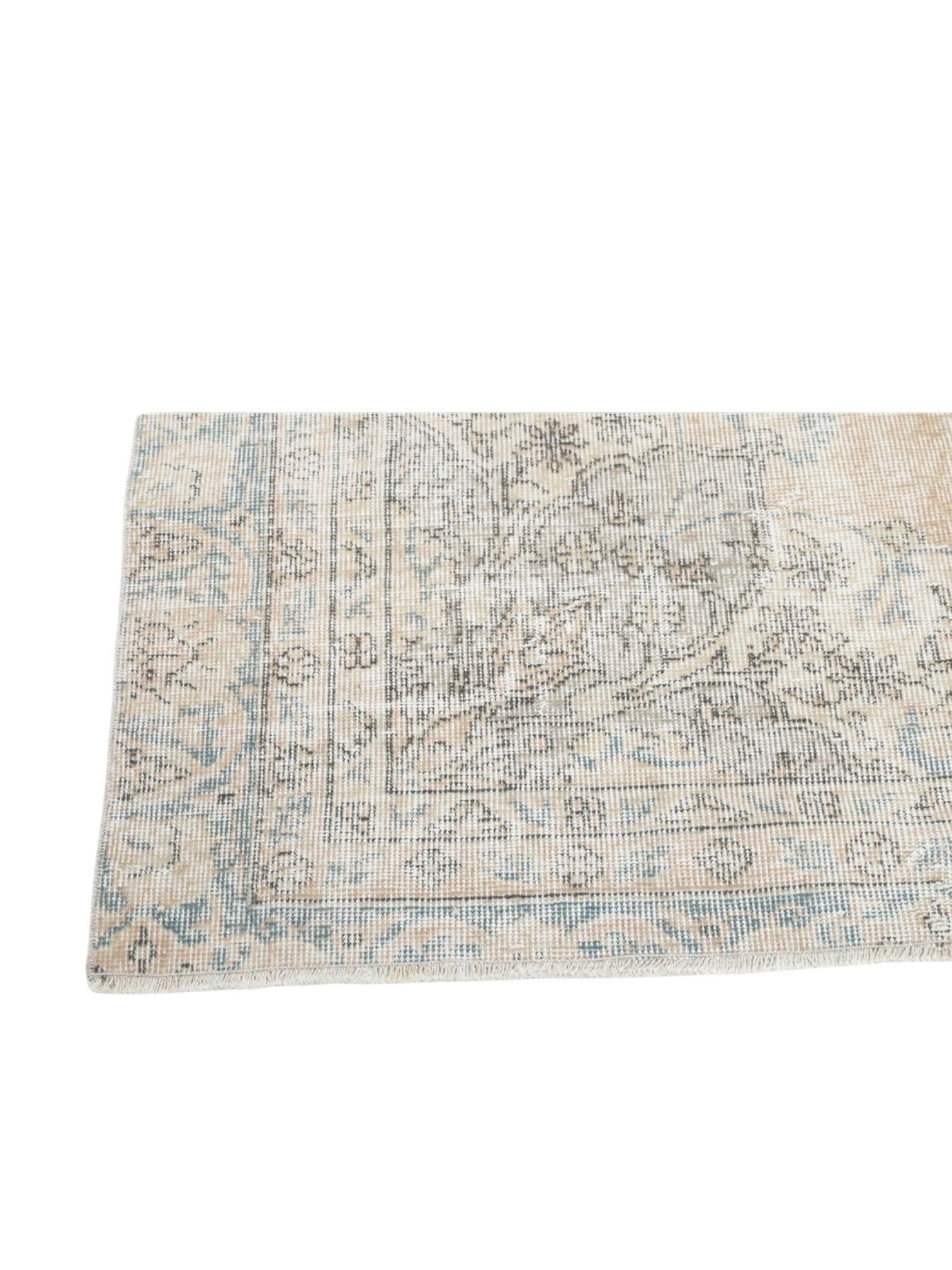Rare Vintage Turkish Rug - Petal Bloom Oushak (300cm x 206cm)