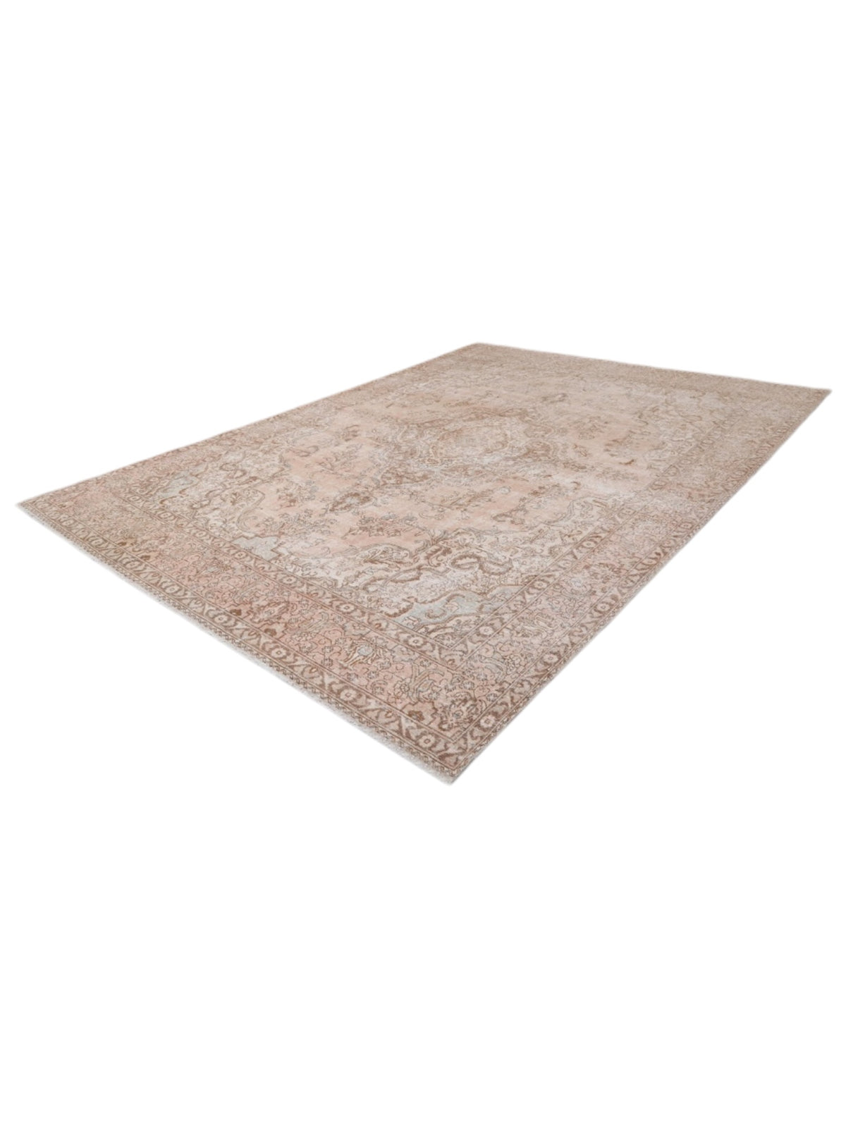 Rare 1950s Vintage Turkish Rug - Darling Bloom Oushak (390cm x 300cm)