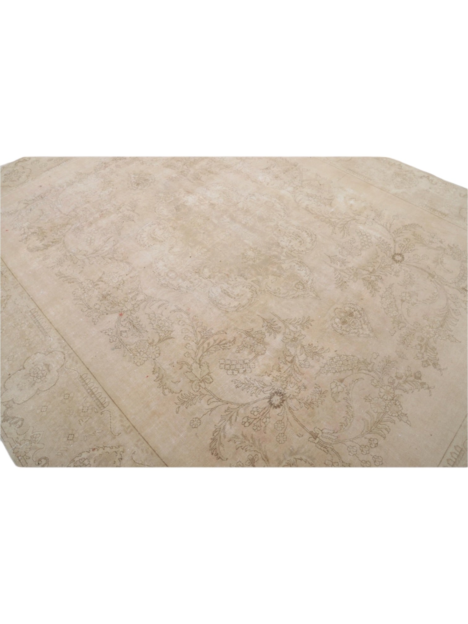 Rare Vintage Turkish Rug - Linen Bloom Oushak (360 cm x 280 cm)