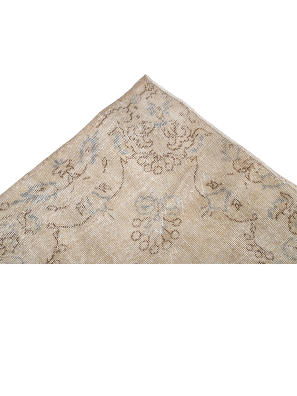 Rare Vintage Turkish Rug - Bluebell Beauty Oushak (308cm x 215cm)