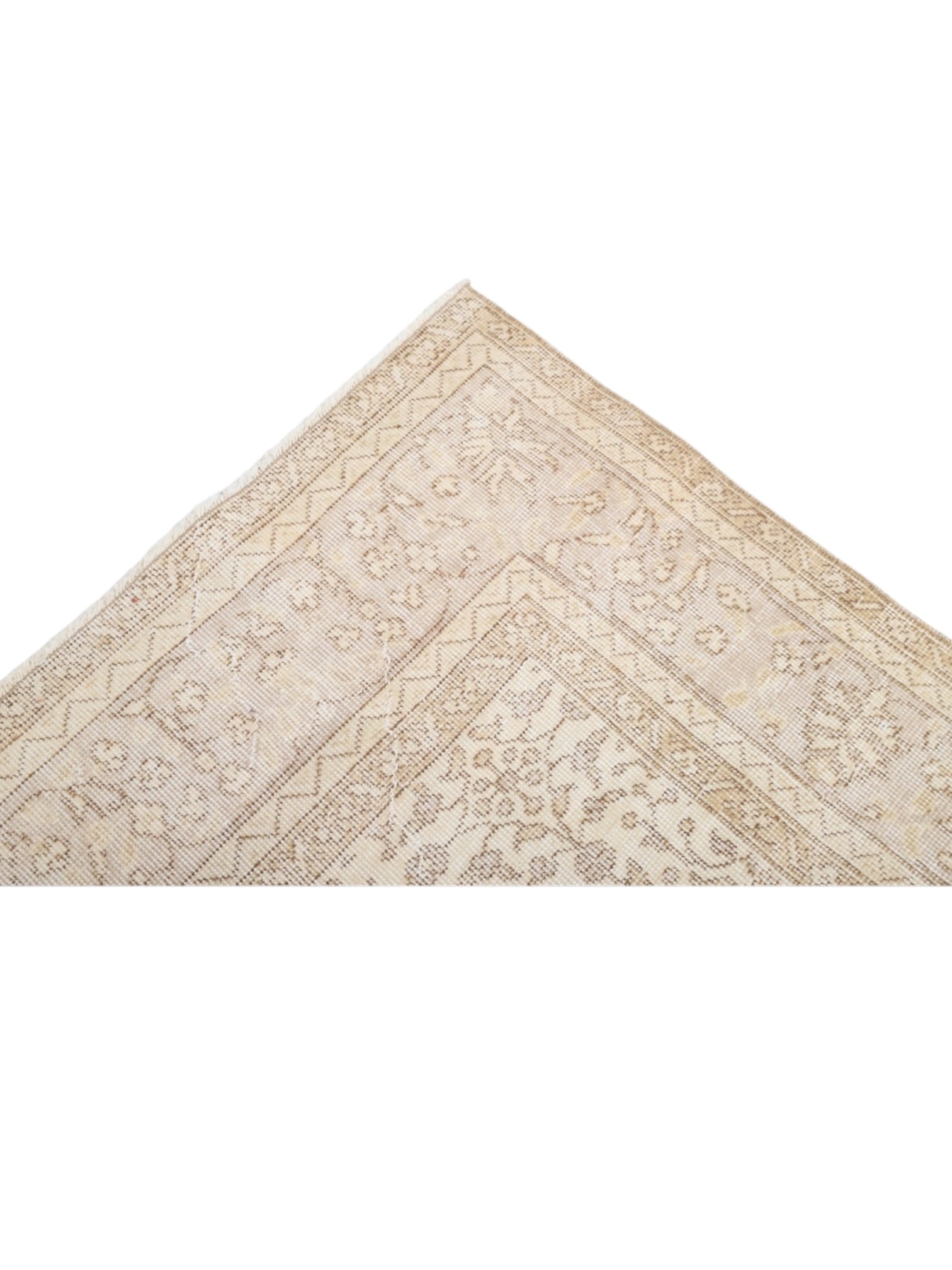 Vintage Turkish Rug - Ivory Garden Oushak (304cm x 210 cm)