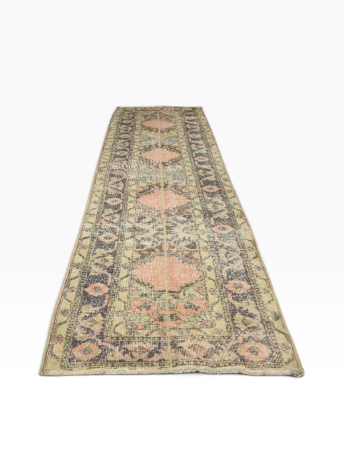 Rare Vintage Turkish Runner - J’adore Oushak (316cm x 67cm)