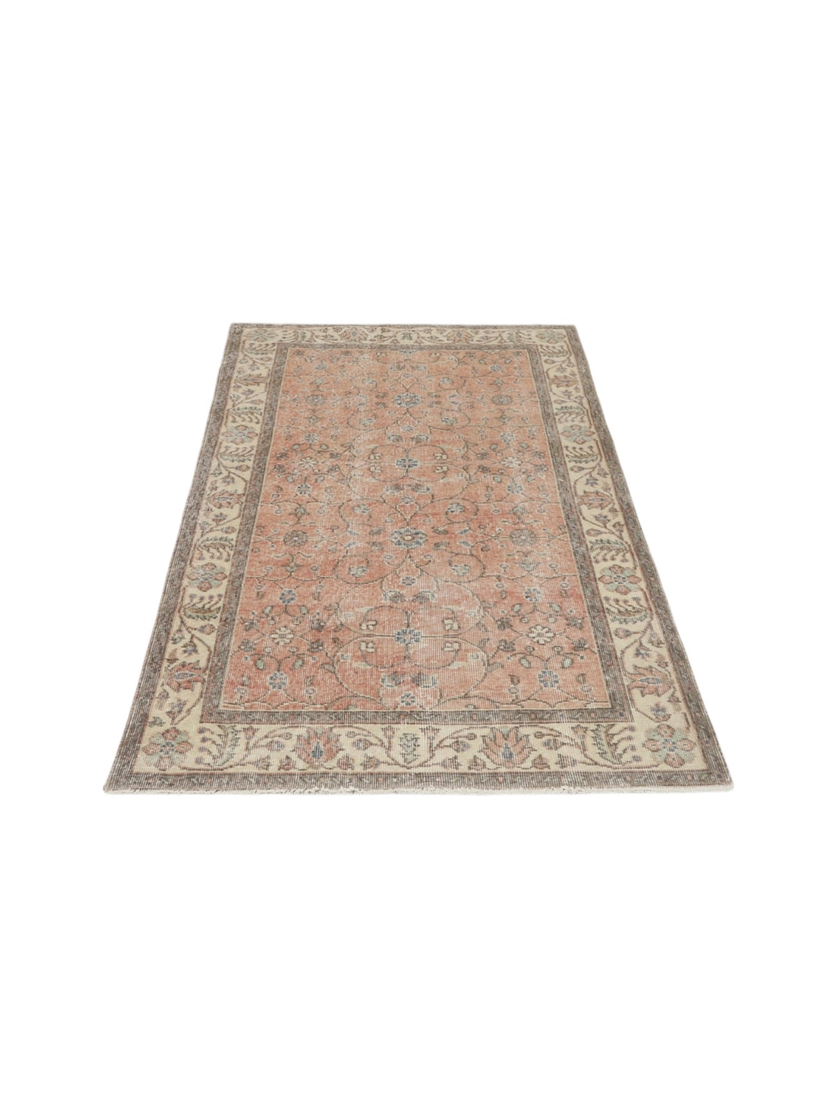Vintage Turkish Oushak | Accent Rug - (211cm x 115cm)