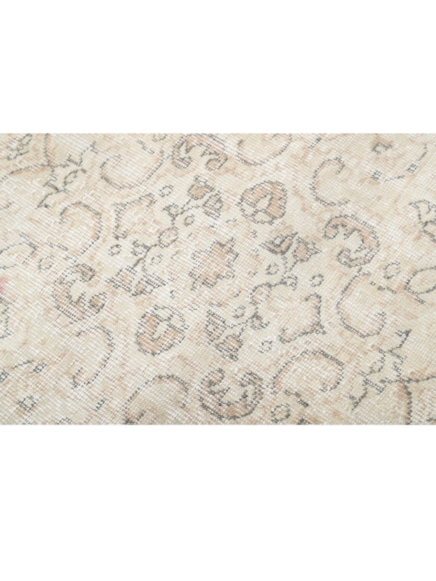 Rare Vintage Turkish Rug - Vanilla Veil Oushak (262cm x 201 cm)